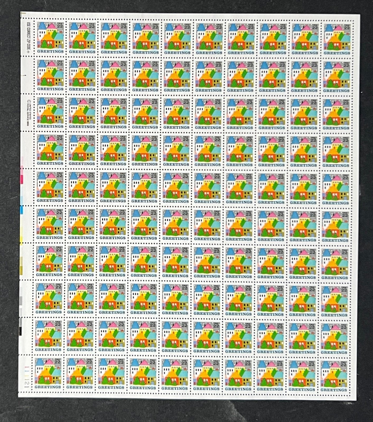 US 2245 Mint Sheet (MNH) Christmas Village Scene 22-Cent 1986 ZAYIX