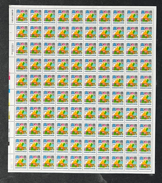 US 2245 Mint Sheet (MNH) Christmas Village Scene 22-Cent 1986 ZAYIX