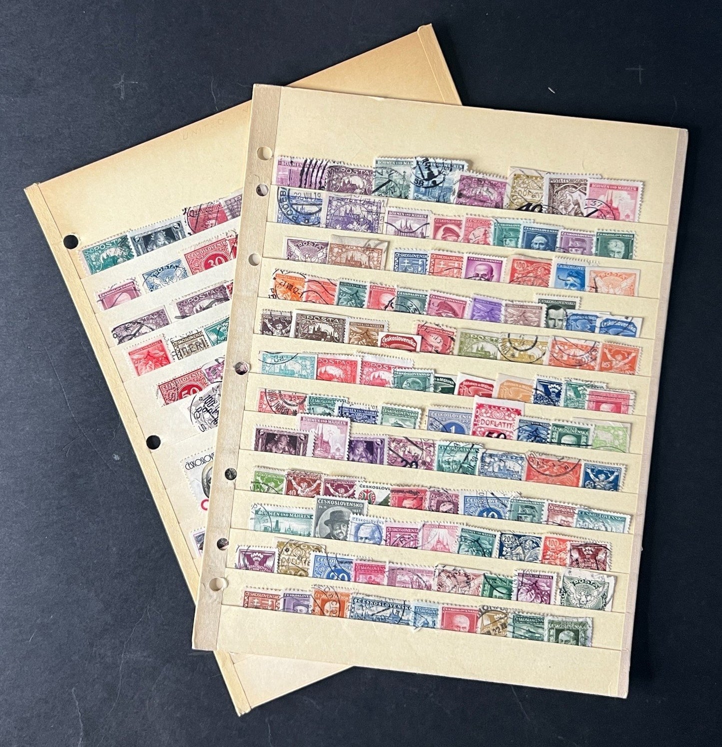 Czechoslovakia Stock Sheet Assorted Stamps 2 Pages Mint & Used ZAYIX