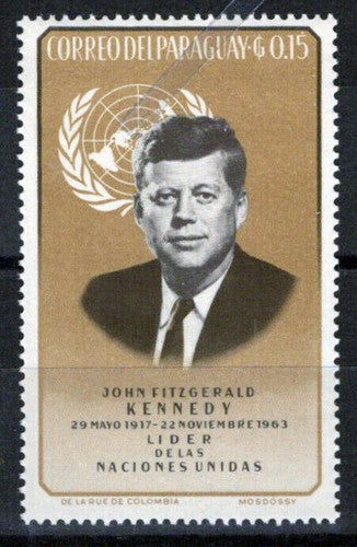 Paraguay 828 MNH John F. Kennedy JFK United Nations ZAYIX 1223S0247M