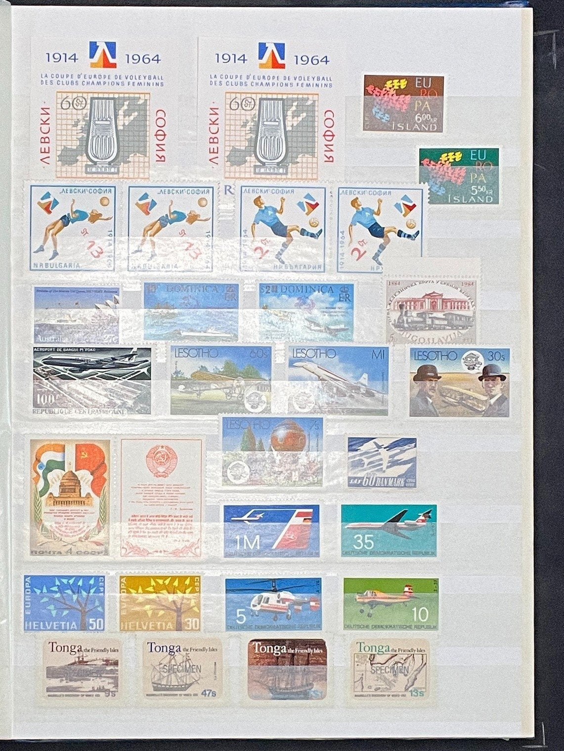 World Topicals Stamp Collection Lighthouse Stock Book Mint & Used ZAYIX