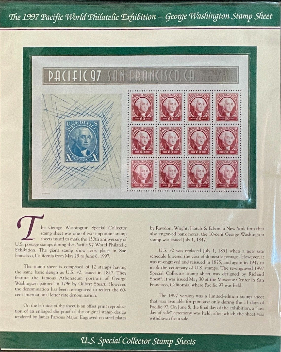 US Special Collector Stamp Sheets Collection Album (MNH) 1933-2002 ZAYIX