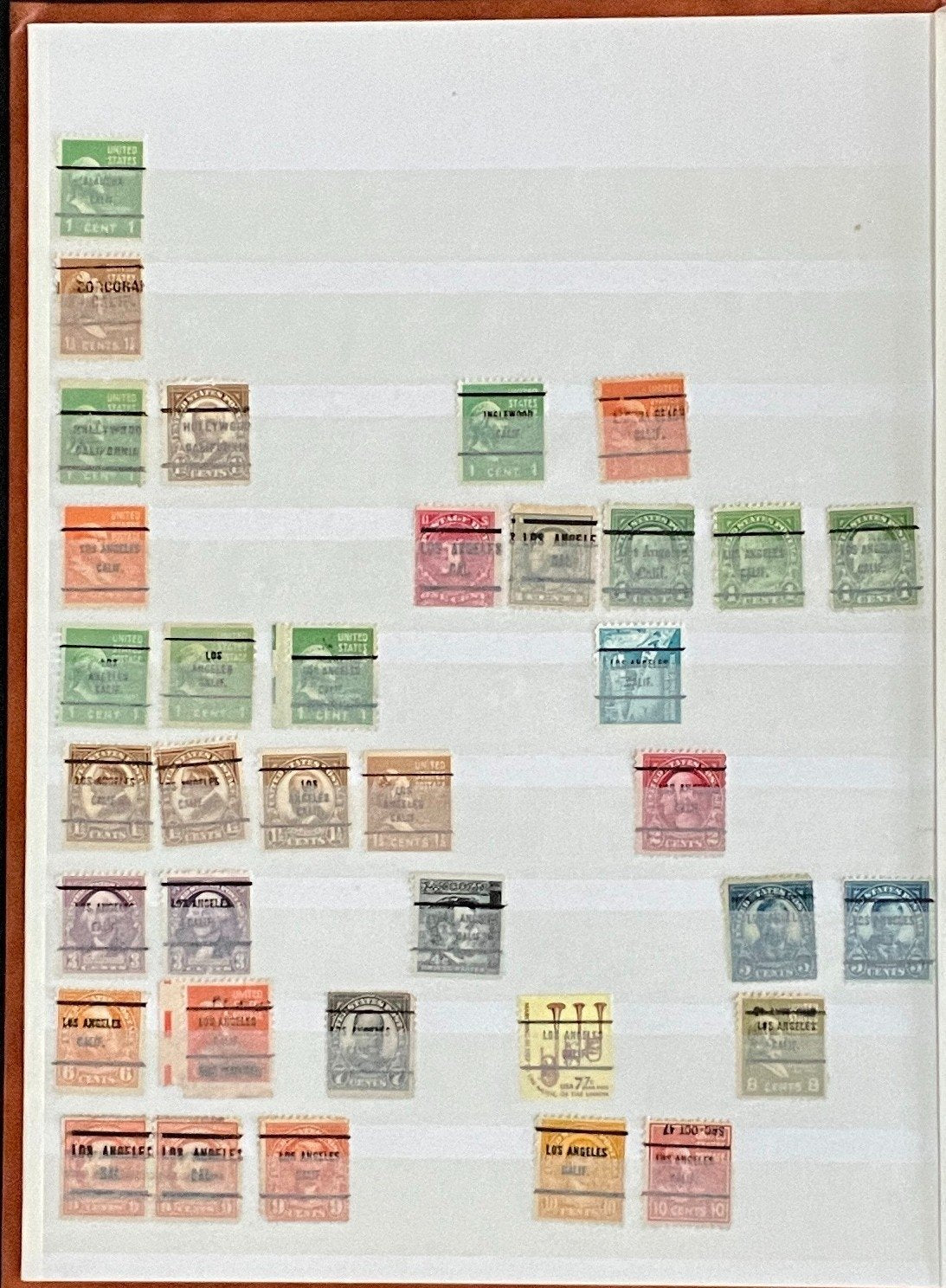 United States Precancels Stamp Collection 2 Stock Books Used ZAYIX