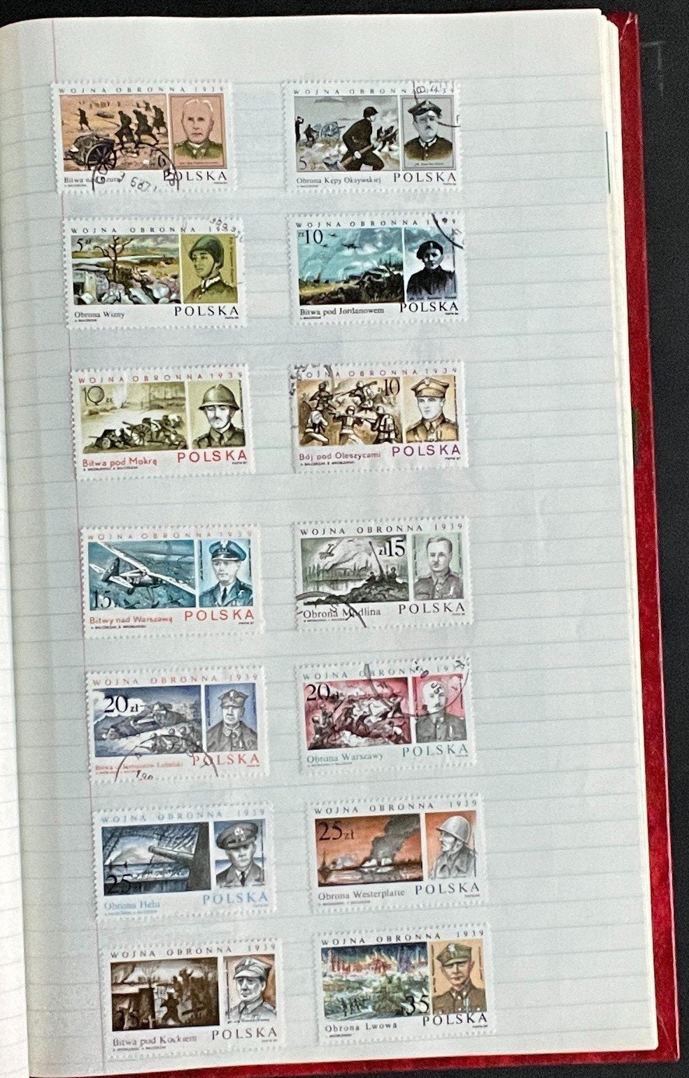 Poland & China Stamp Collection Stock Book Hundreds of Stamps Used ZAYIX