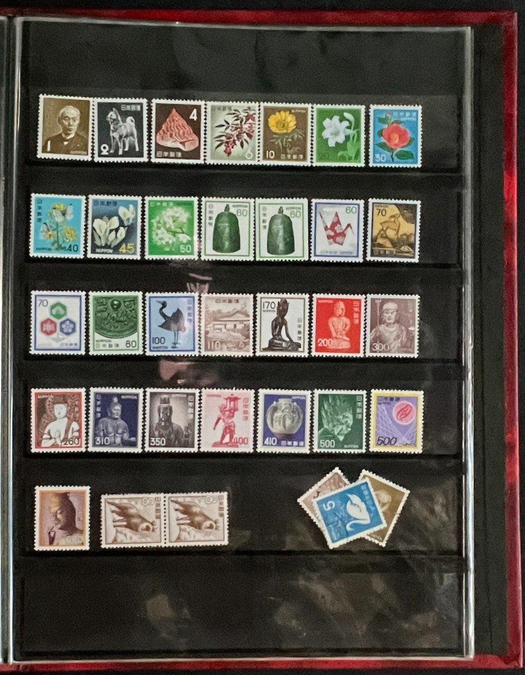 Japan Stamp Collection Stock Book Hundreds of Stamps Mint & Used (MNH) ZAYIX