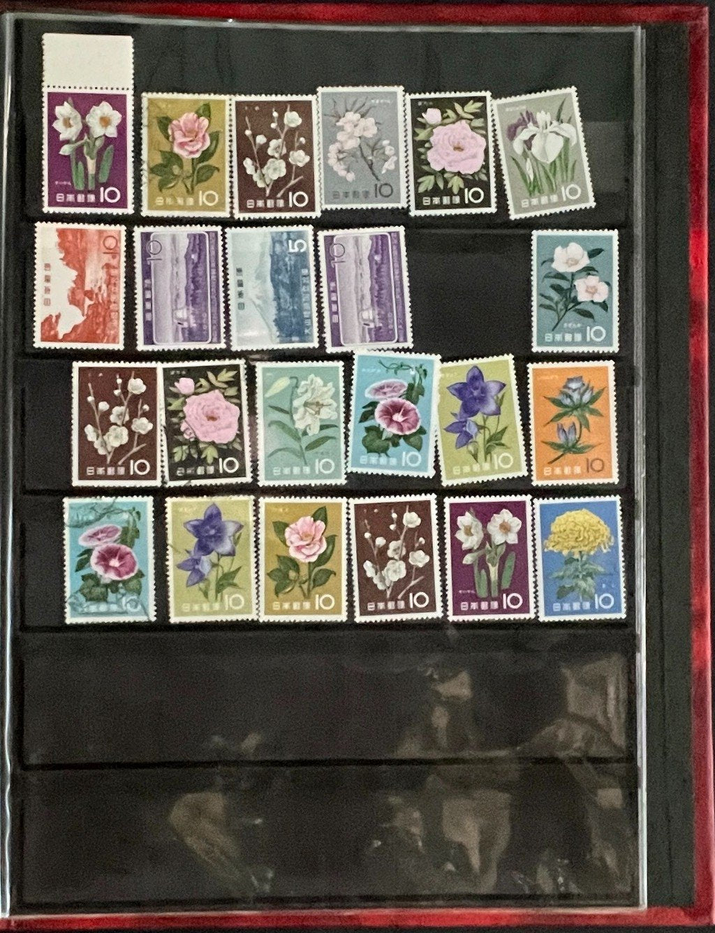 Japan Stamp Collection Stock Book Hundreds of Stamps Mint & Used (MNH) ZAYIX