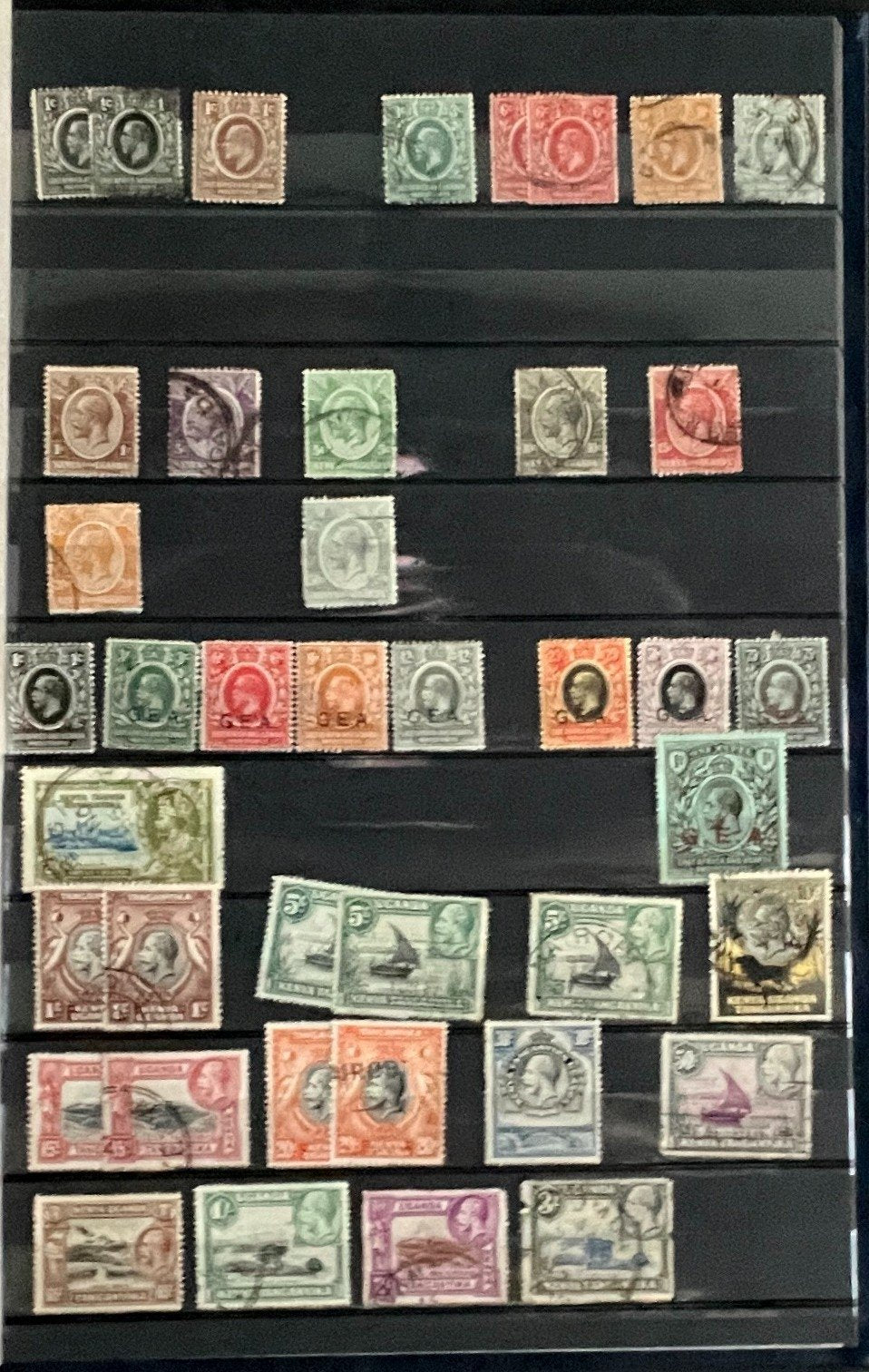 British Africa Stamp Collection Stock Book Hundreds of Stamps Mint & Used ZAYIX