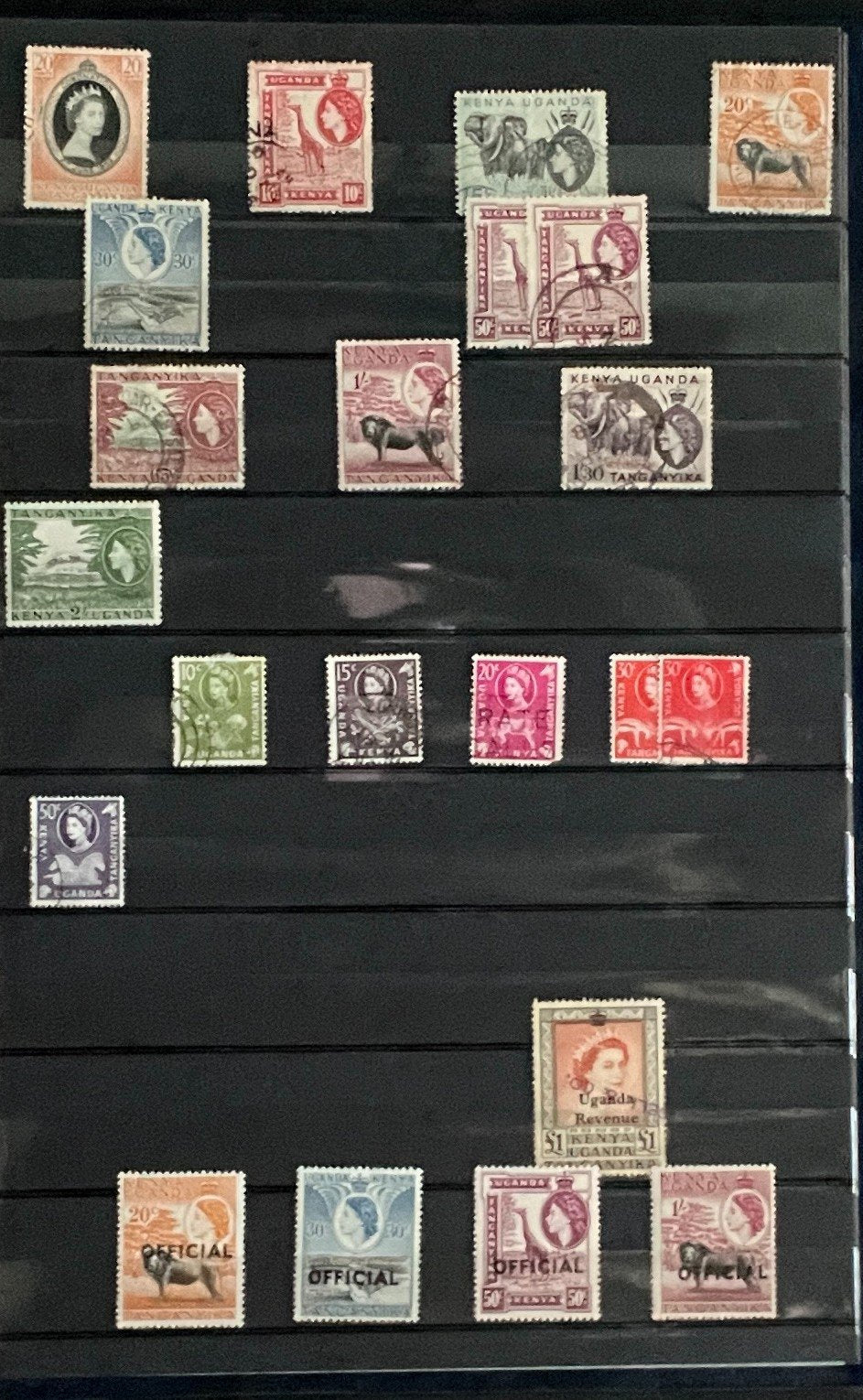 British Africa Stamp Collection Stock Book Hundreds of Stamps Mint & Used ZAYIX