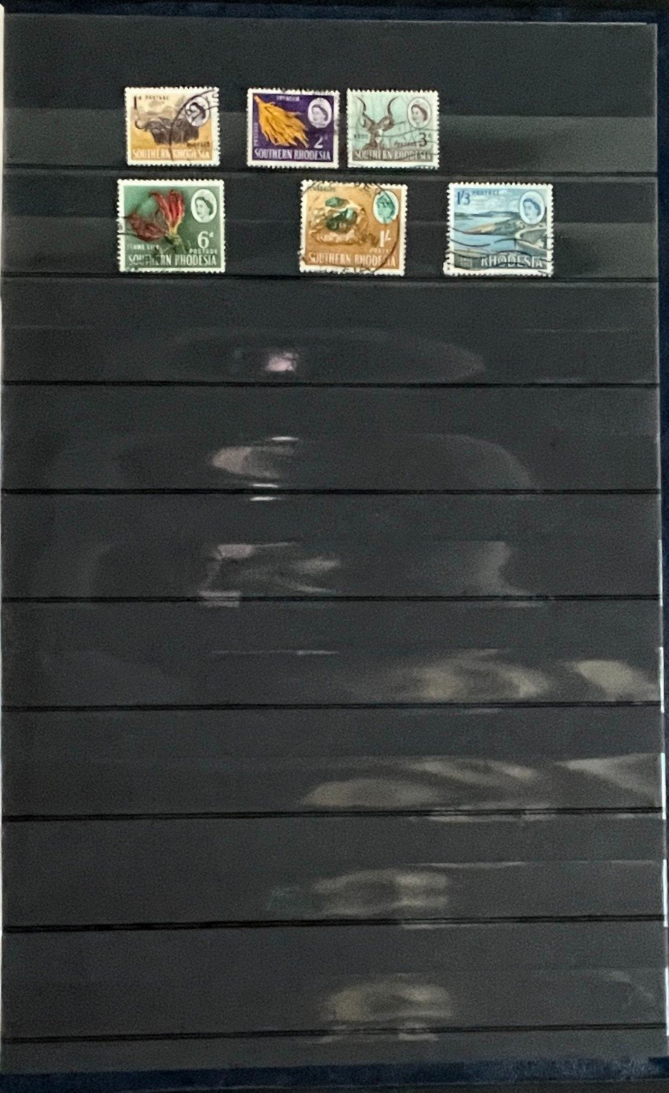 British Africa Stamp Collection Stock Book Hundreds of Stamps Mint & Used ZAYIX