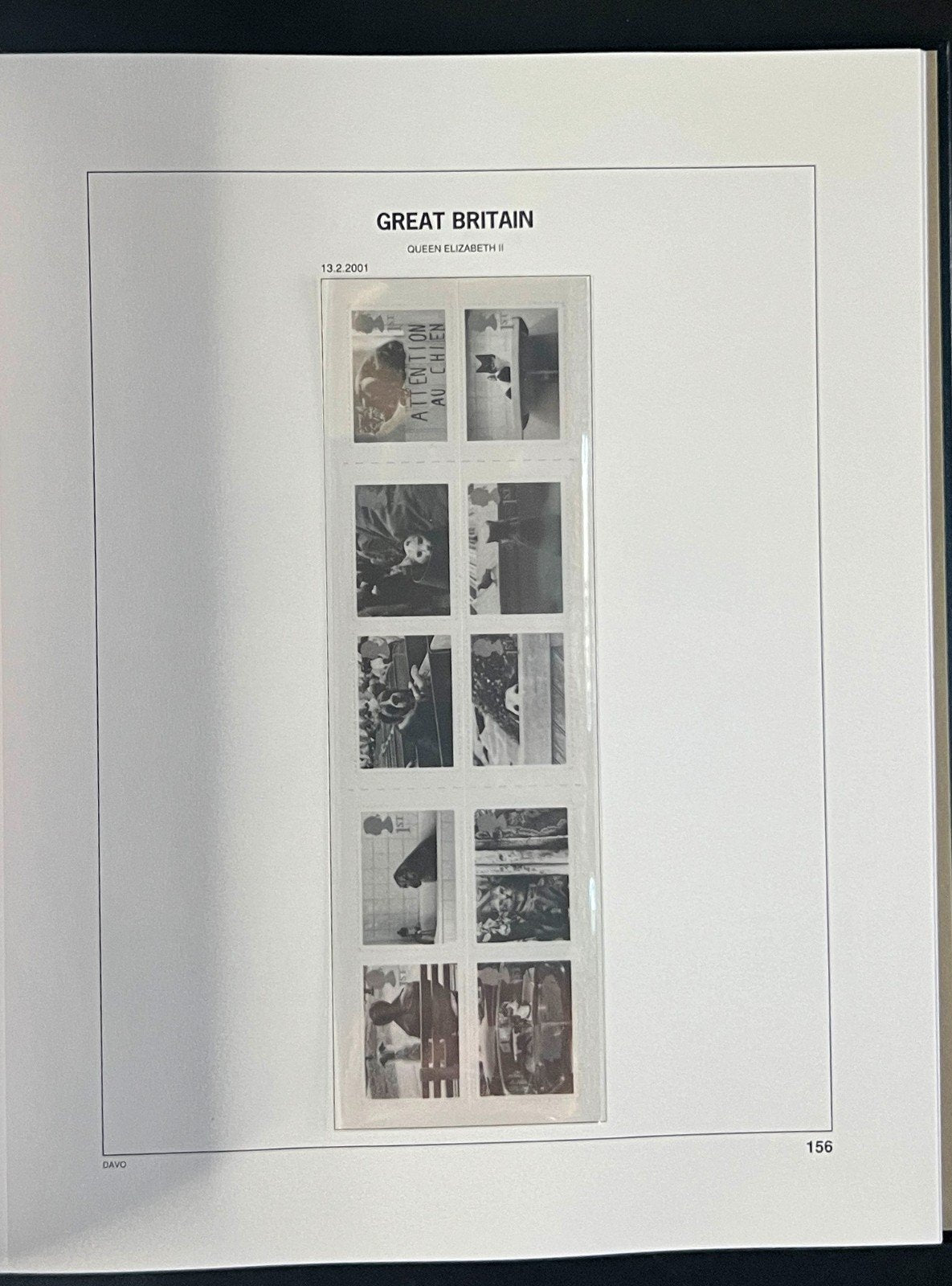 Great Britain Davo Lux Hingeless Album 2000-2002 ZAYIX