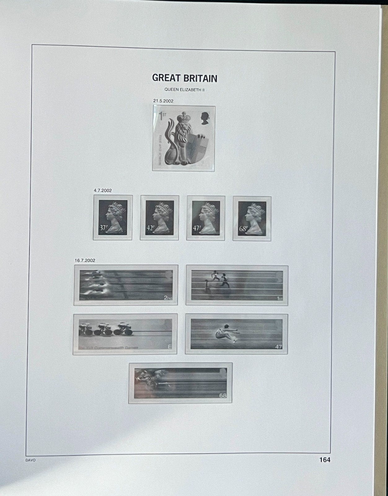 Great Britain Davo Lux Hingeless Album 2000-2002 ZAYIX