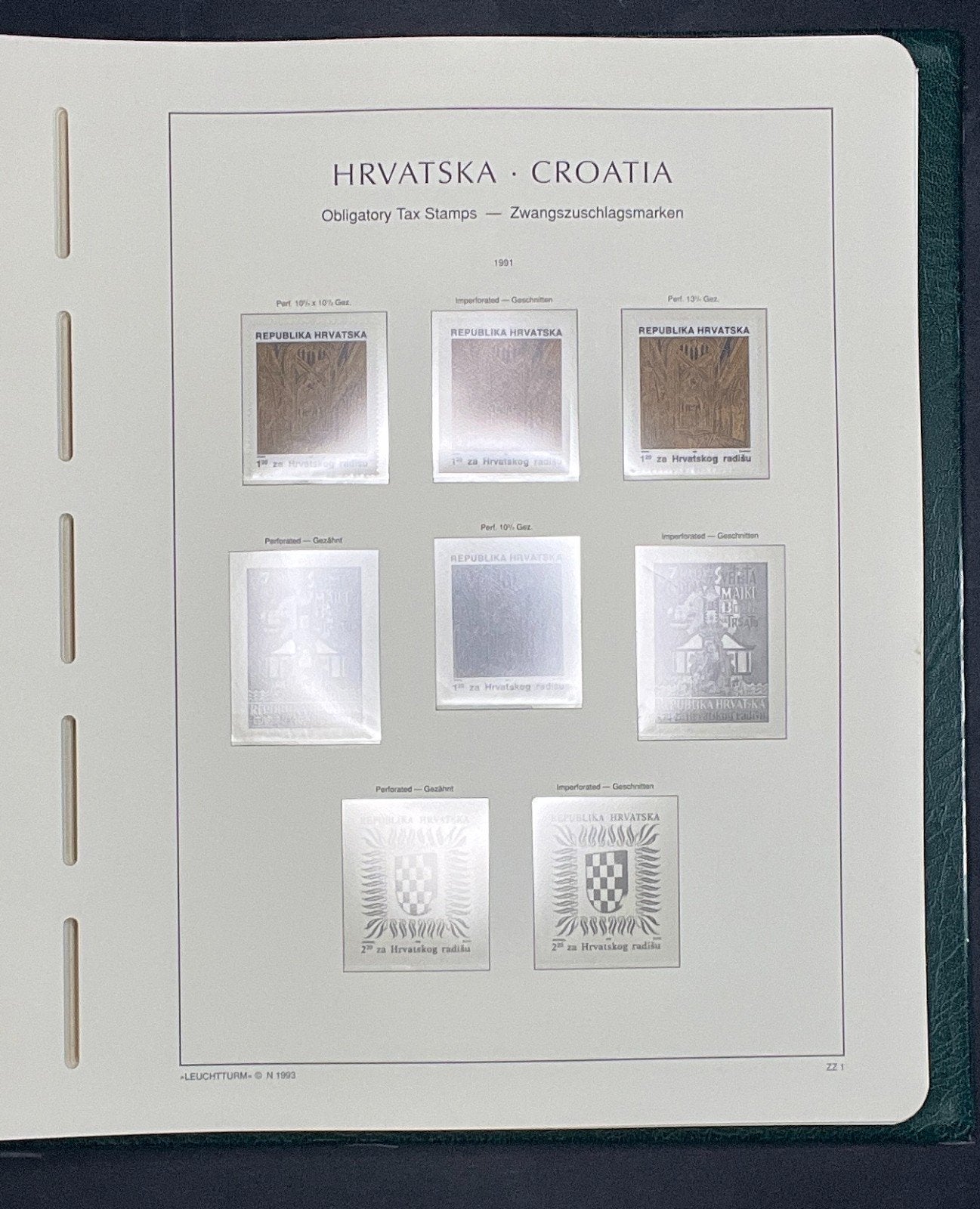 Croatia Lighthouse Hingeless Album 1991-2002 ZAYIX