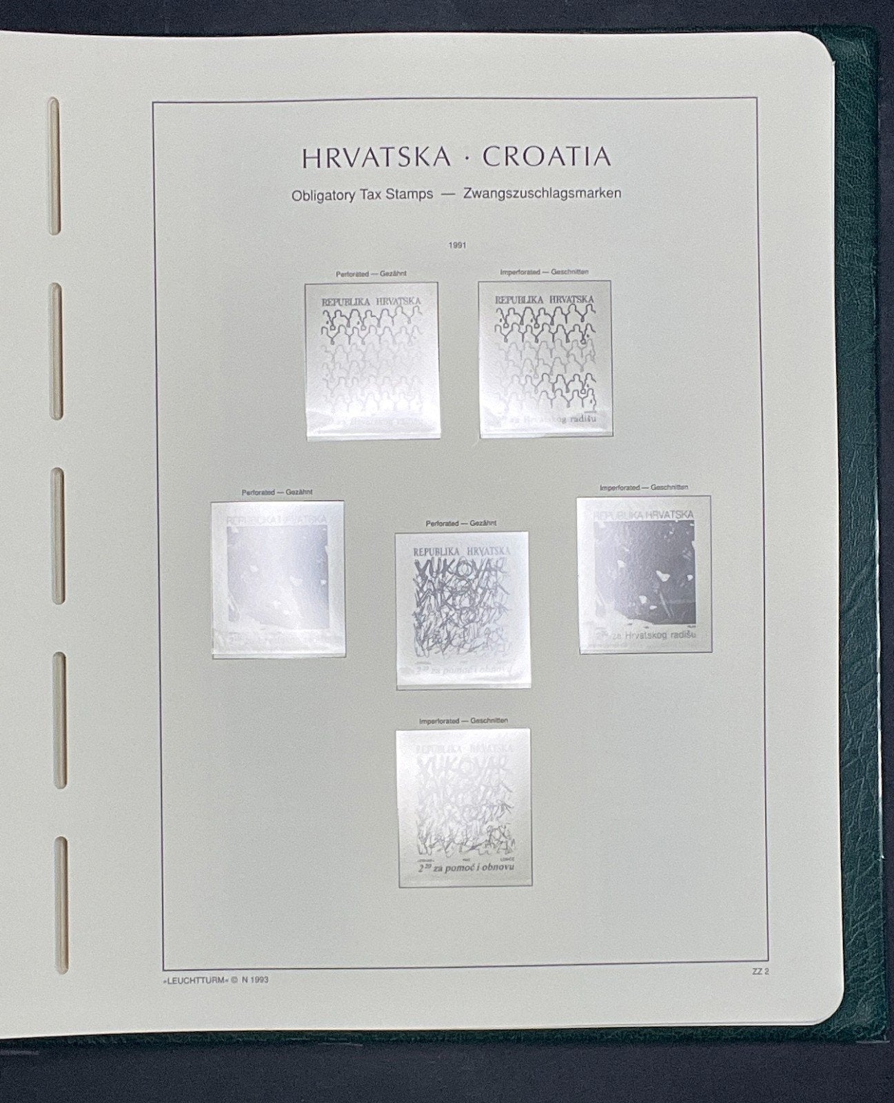 Croatia Lighthouse Hingeless Album 1991-2002 ZAYIX