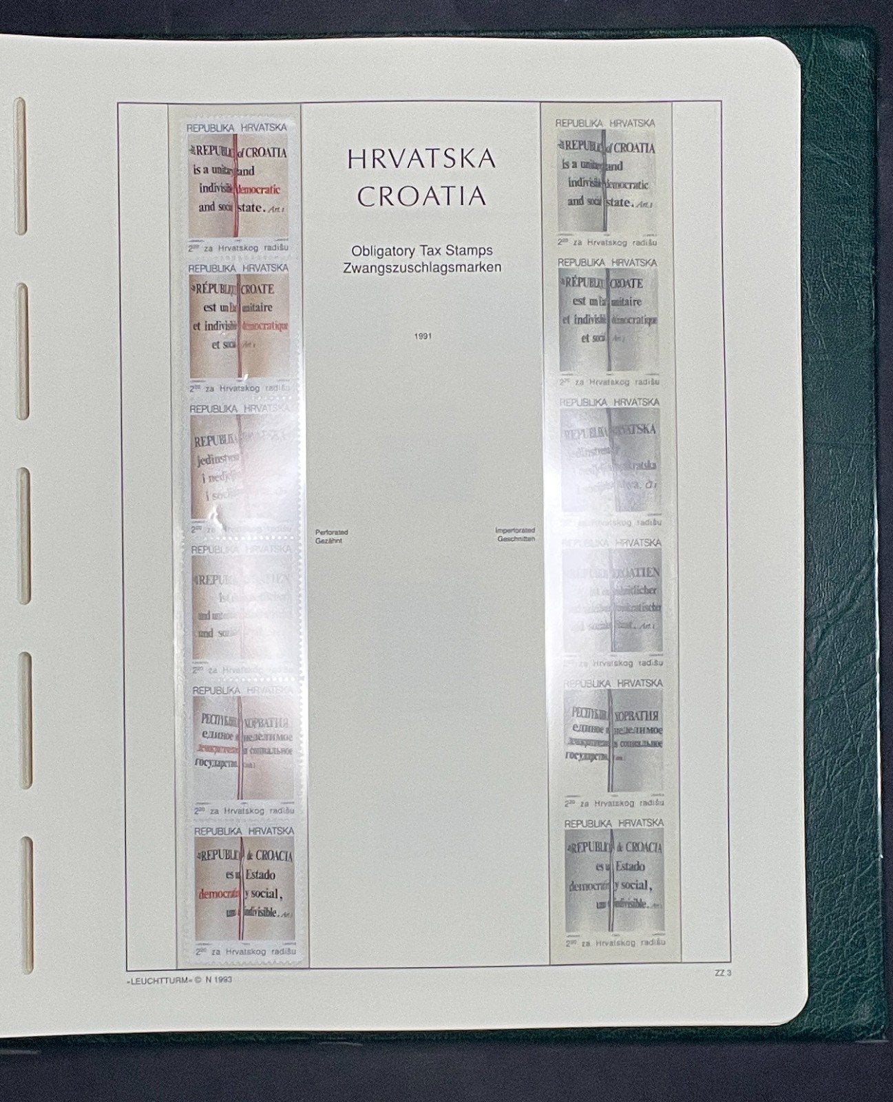 Croatia Lighthouse Hingeless Album 1991-2002 ZAYIX