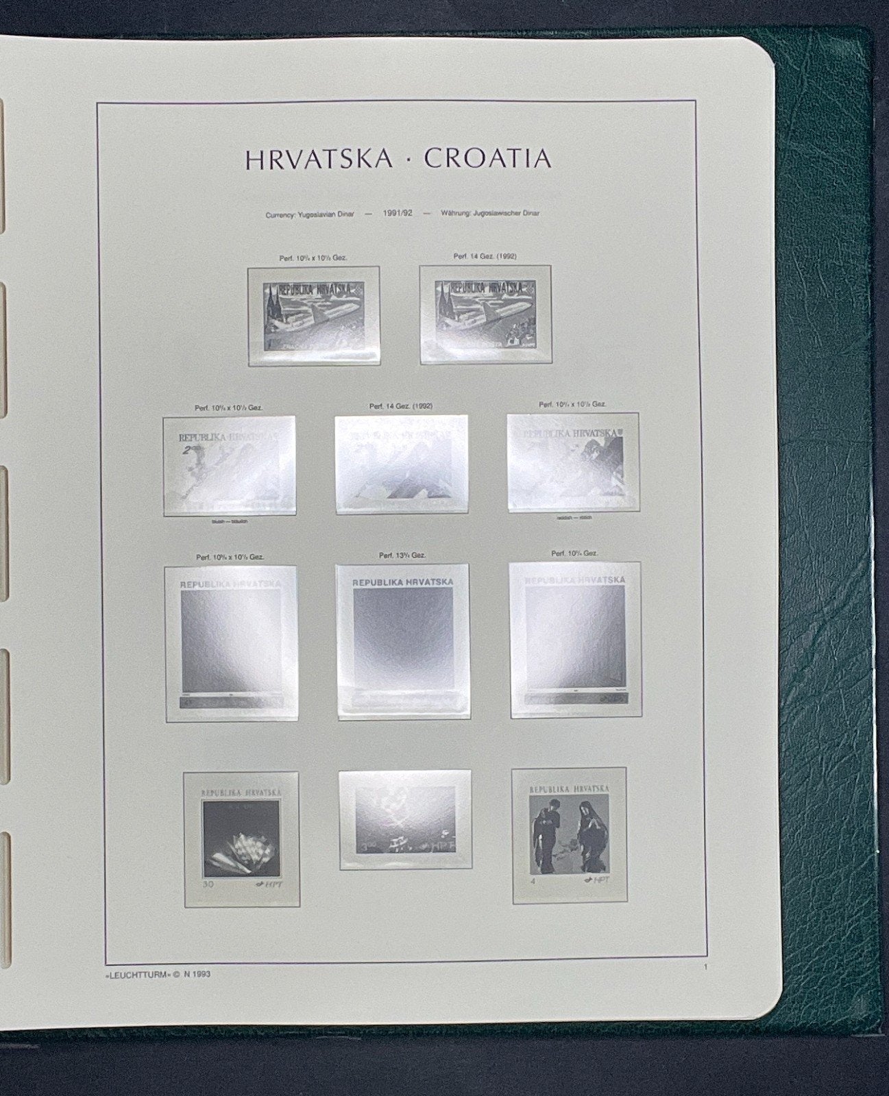 Croatia Lighthouse Hingeless Album 1991-2002 ZAYIX