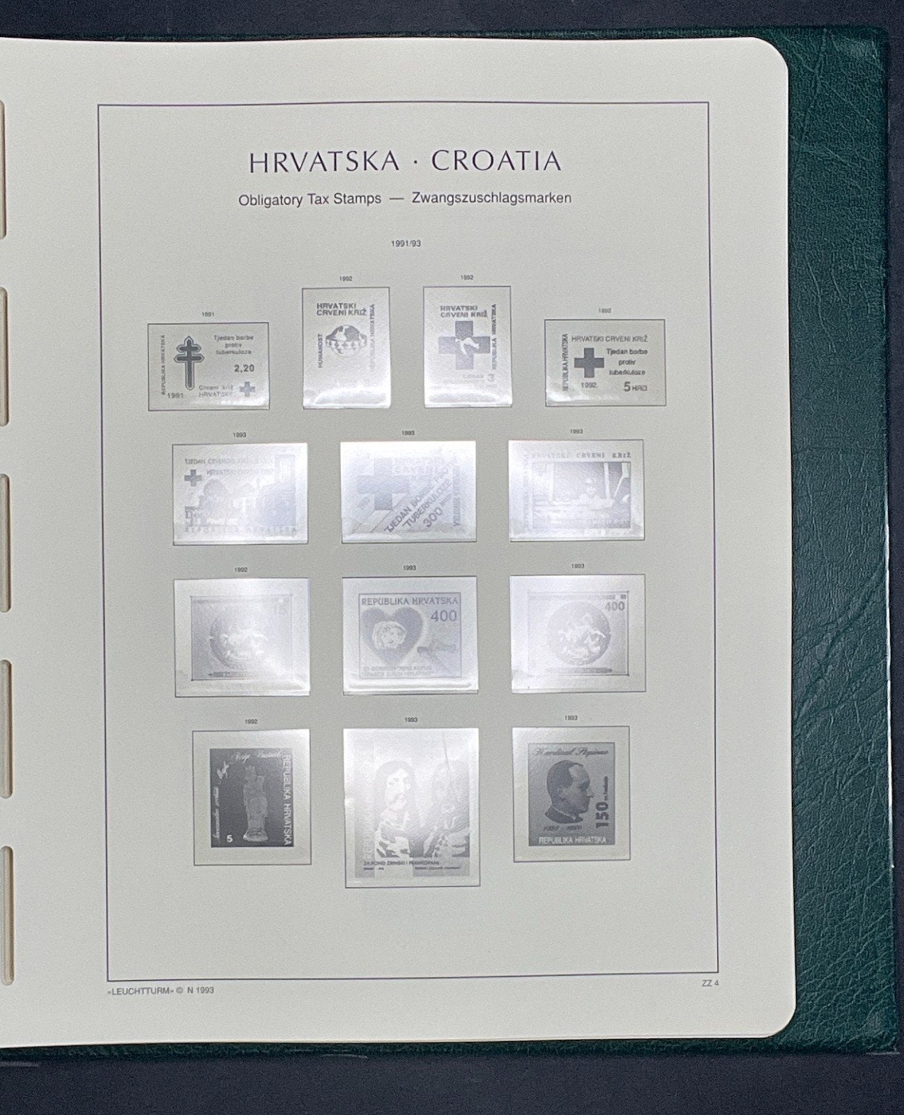 Croatia Lighthouse Hingeless Album 1991-2002 ZAYIX