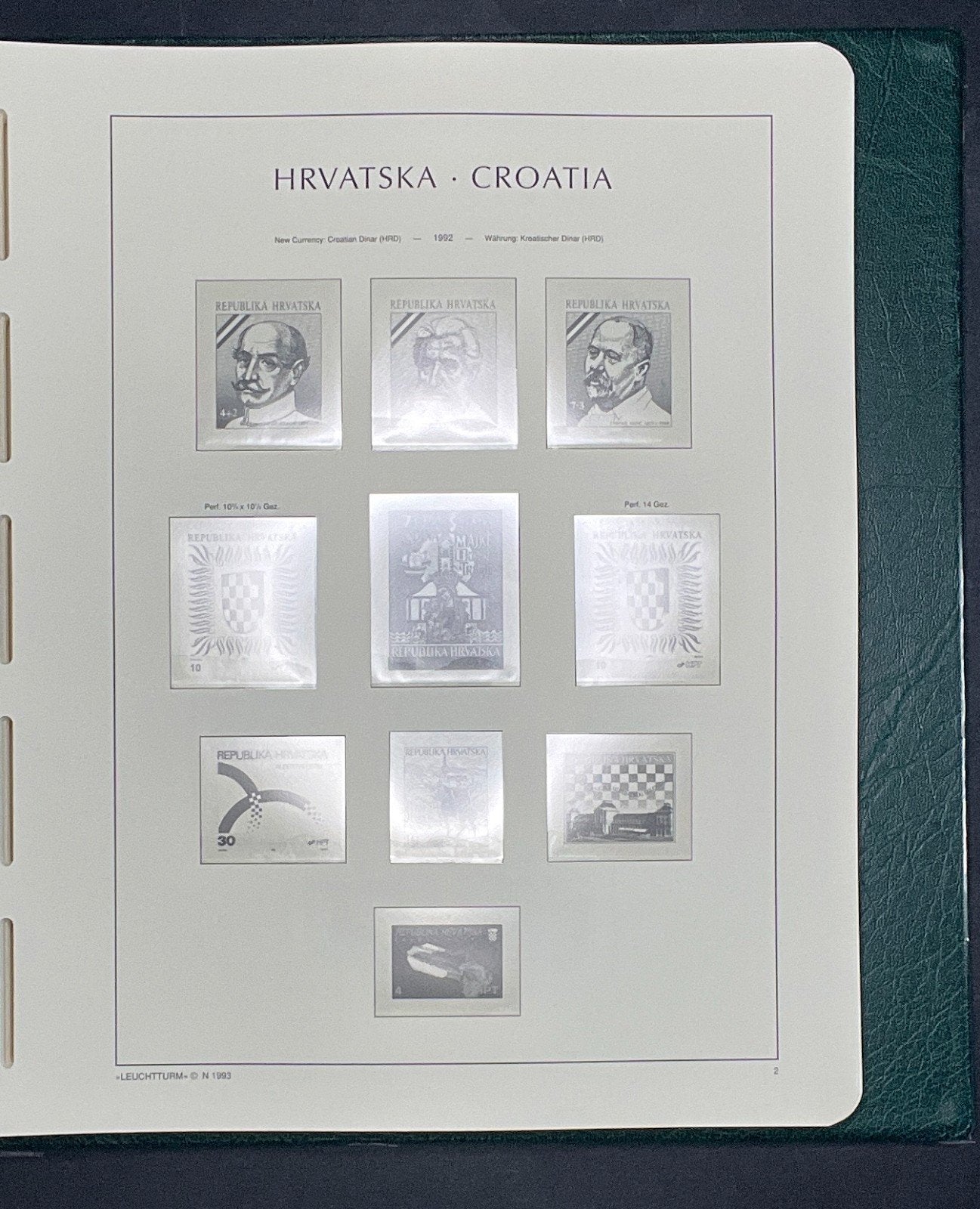 Croatia Lighthouse Hingeless Album 1991-2002 ZAYIX