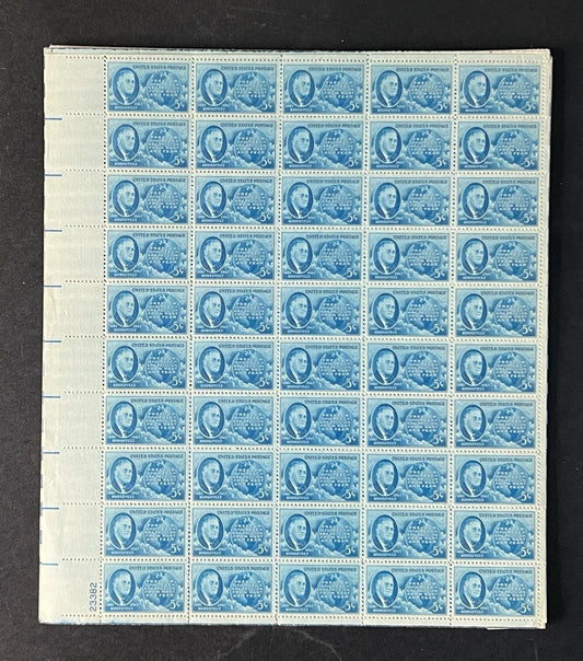 US 933 Mint Sheet (MNH) FDR Four Freedoms 5-Cent 1946 ZAYIX