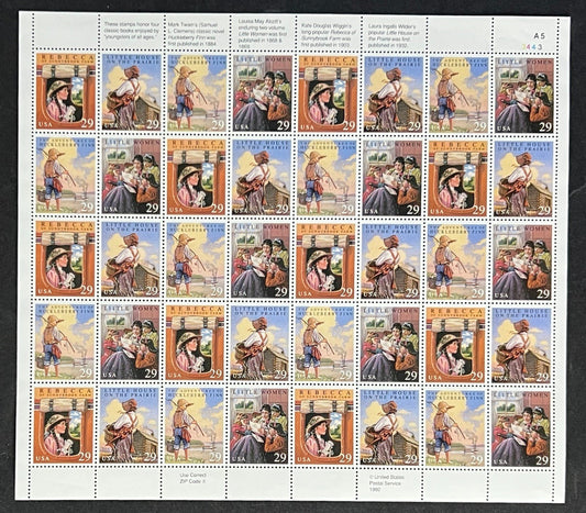 US 2785-2788 Mint Sheet (MNH) Children's Classics 29-Cent 1993 ZAYIX