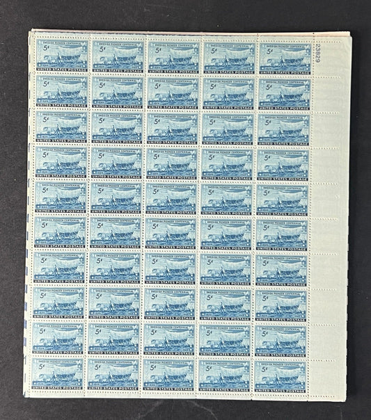 US 958 Mint Sheet (MNH) Swedish Pioneers Centennial 5-Cent 1948 ZAYIX
