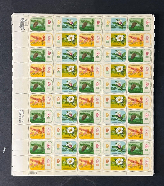 US 1376-1379 Mint Sheet (MNH) Botanical Congress 6-Cent 1969 ZAYIX