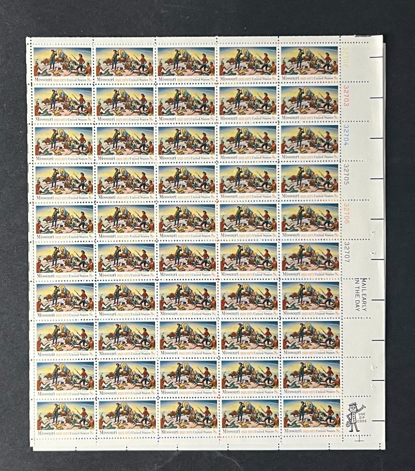 US 1426 Mint Sheet (MNH) Missouri Statehood 8-Cent 1971 ZAYIX