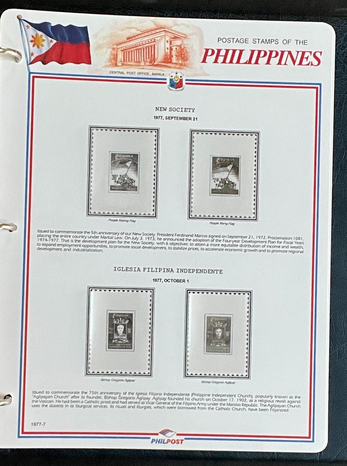 Philippines White Ace Pages Hingeless 3 Album Set & Case Covers 1946-1977 ZAYIX