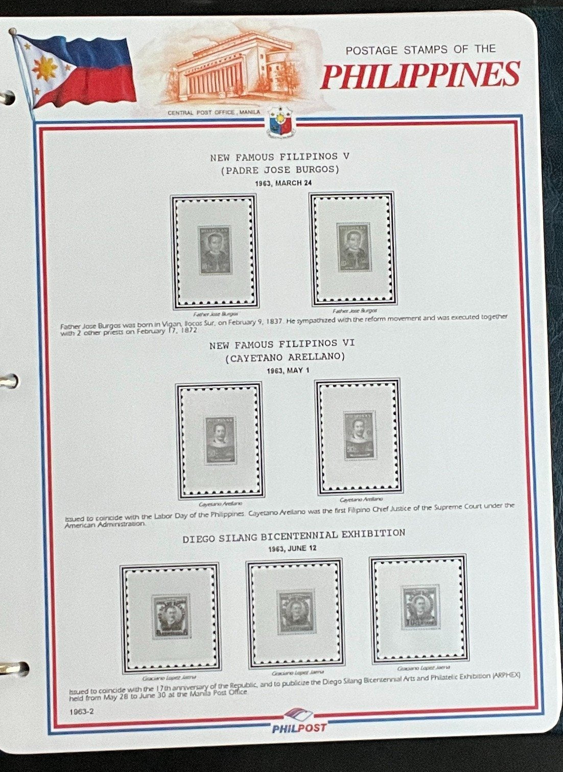 Philippines White Ace Pages Hingeless 3 Album Set & Case Covers 1946-1977 ZAYIX