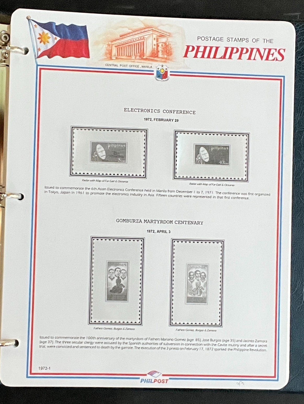 Philippines White Ace Pages Hingeless 3 Album Set & Case Covers 1946-1977 ZAYIX