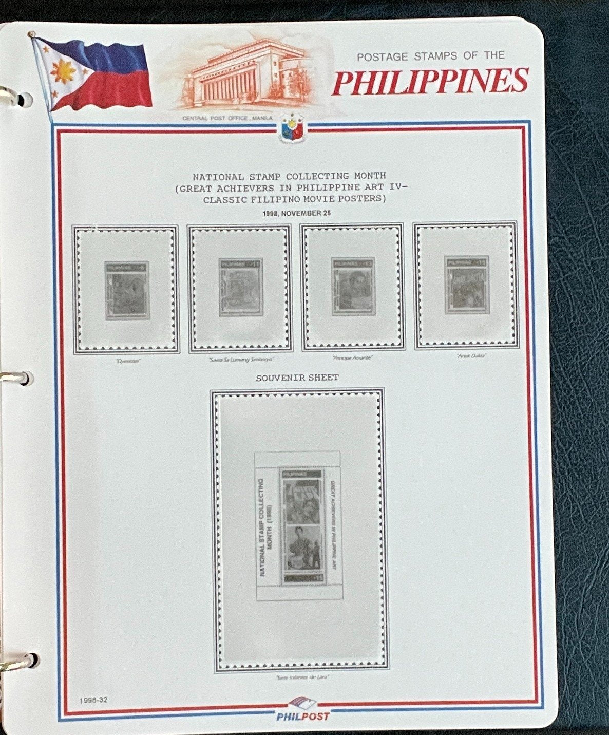Philippines White Ace Pages Hingeless 3 Album Set & Case Covers 1992-1998 ZAYIX