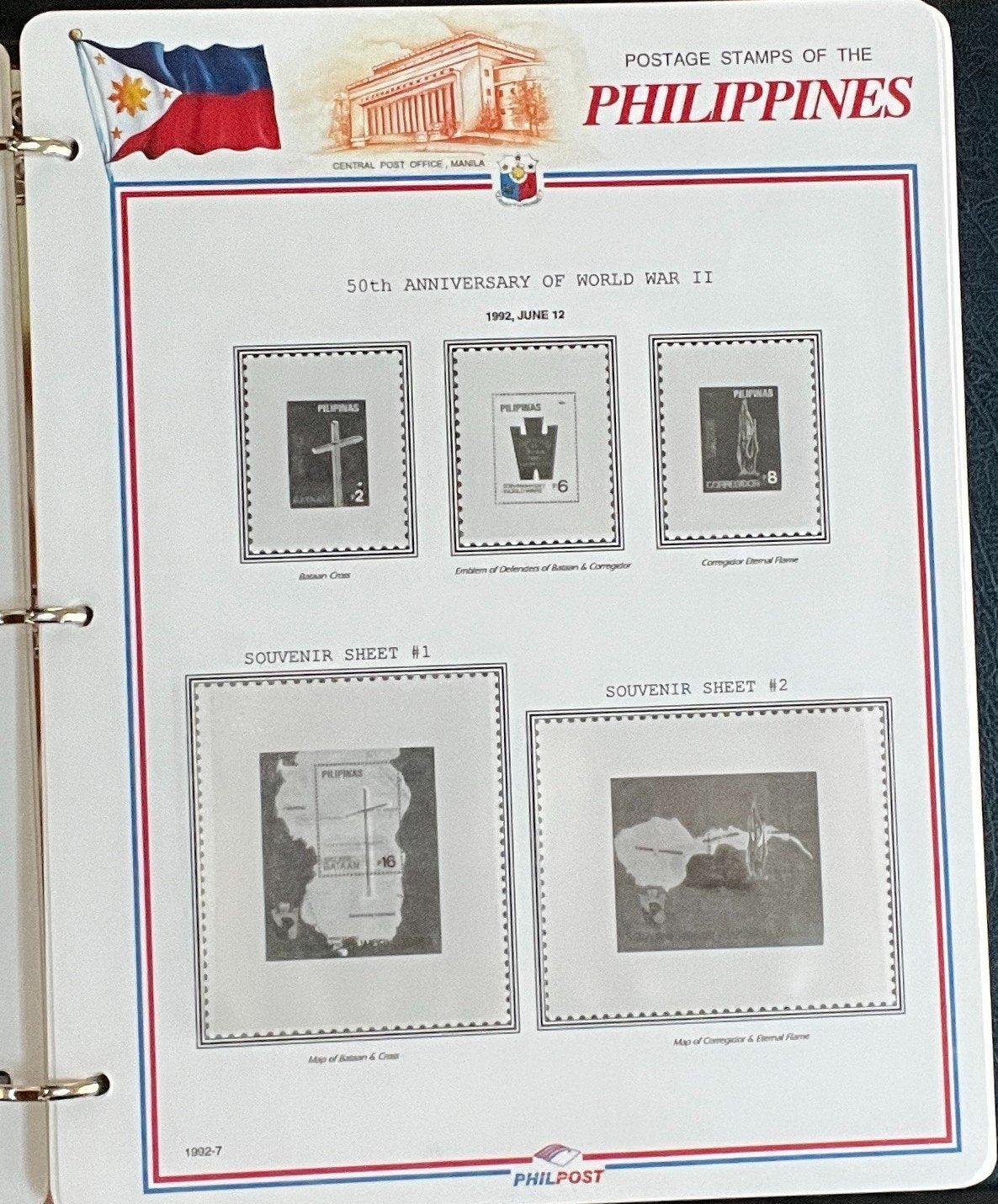 Philippines White Ace Pages Hingeless 3 Album Set & Case Covers 1992-1998 ZAYIX