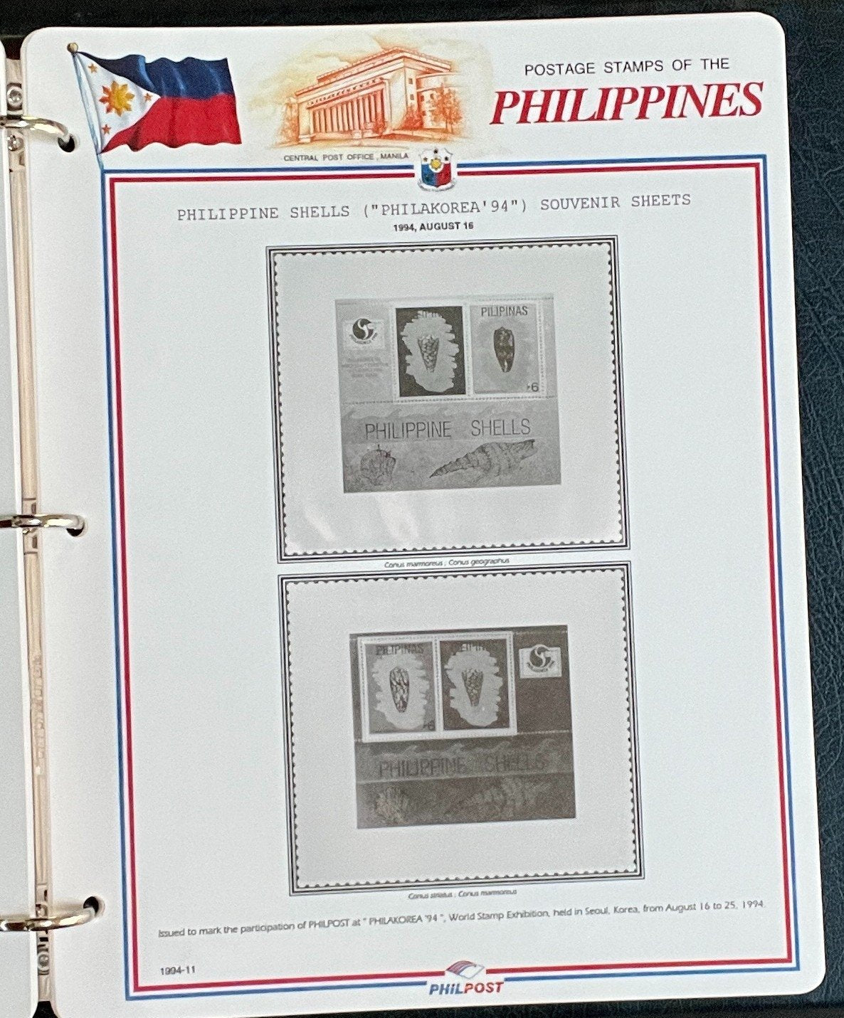 Philippines White Ace Pages Hingeless 3 Album Set & Case Covers 1992-1998 ZAYIX