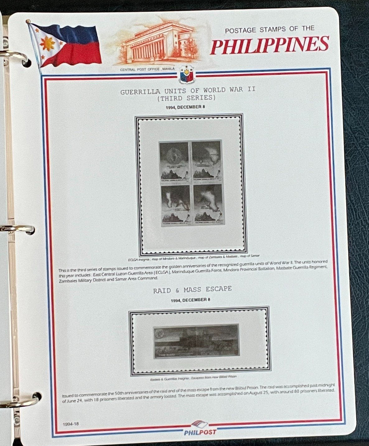 Philippines White Ace Pages Hingeless 3 Album Set & Case Covers 1992-1998 ZAYIX
