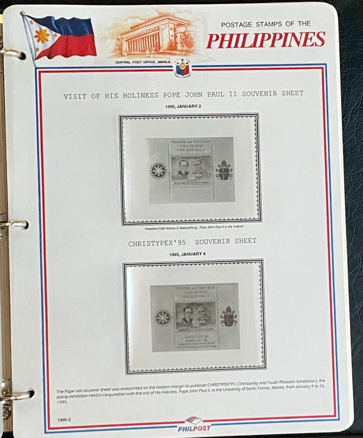 Philippines White Ace Pages Hingeless 3 Album Set & Case Covers 1992-1998 ZAYIX