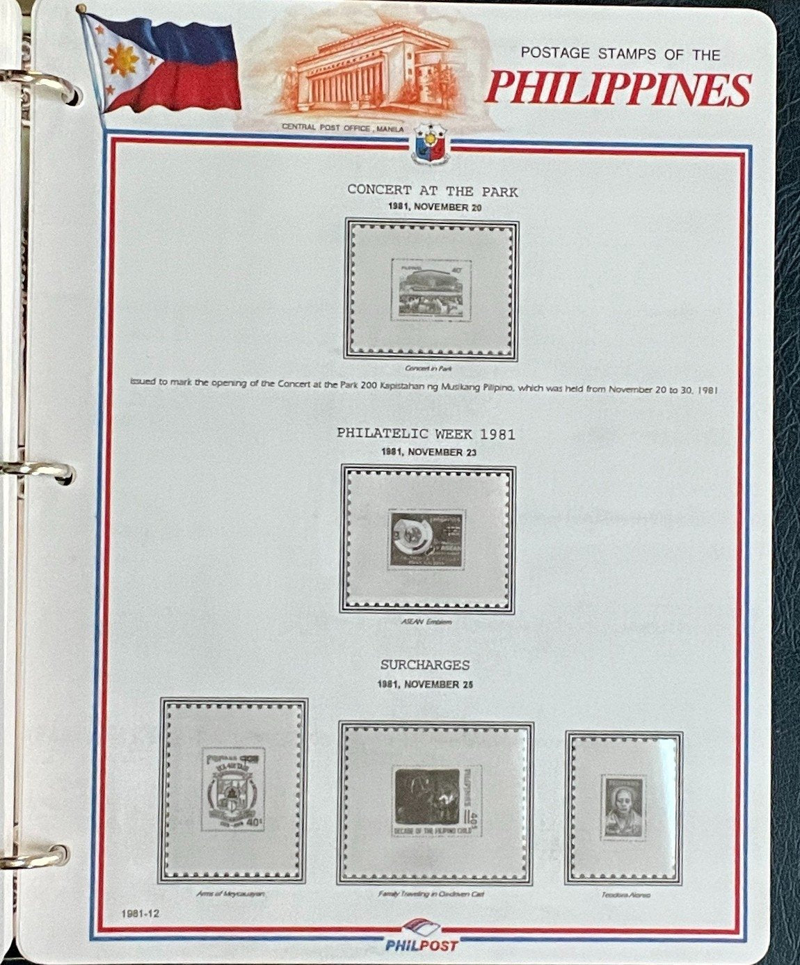 Philippines White Ace Pages Hingeless 3 Album Set & Case Covers 1978-1991 ZAYIX