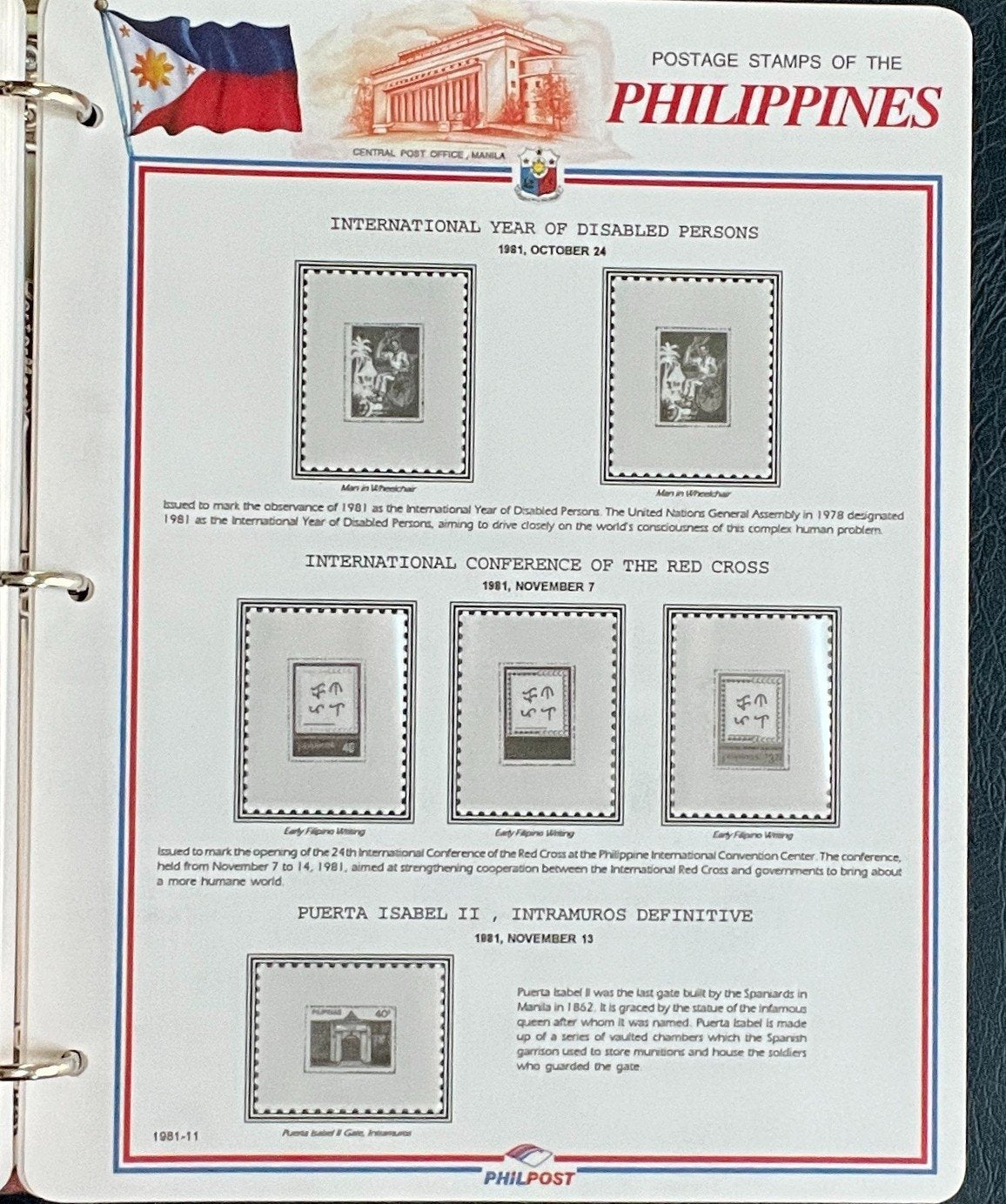 Philippines White Ace Pages Hingeless 3 Album Set & Case Covers 1978-1991 ZAYIX