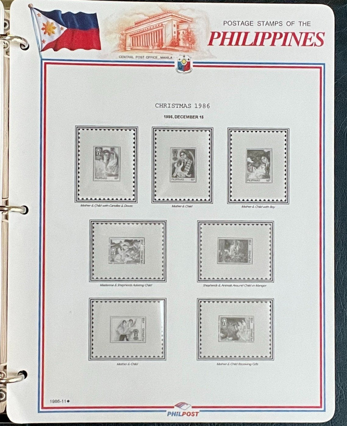 Philippines White Ace Pages Hingeless 3 Album Set & Case Covers 1978-1991 ZAYIX