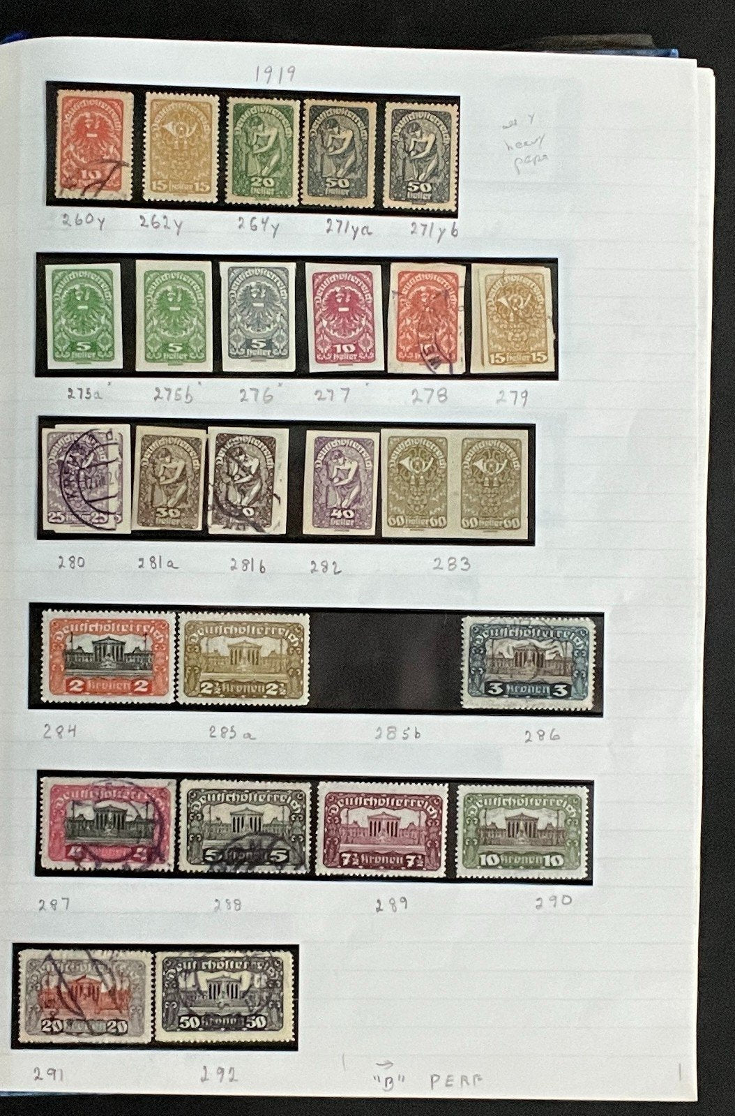 Austria Stamp Collection Stock Book Hundreds of Stamps Mint & Used ZAYIX