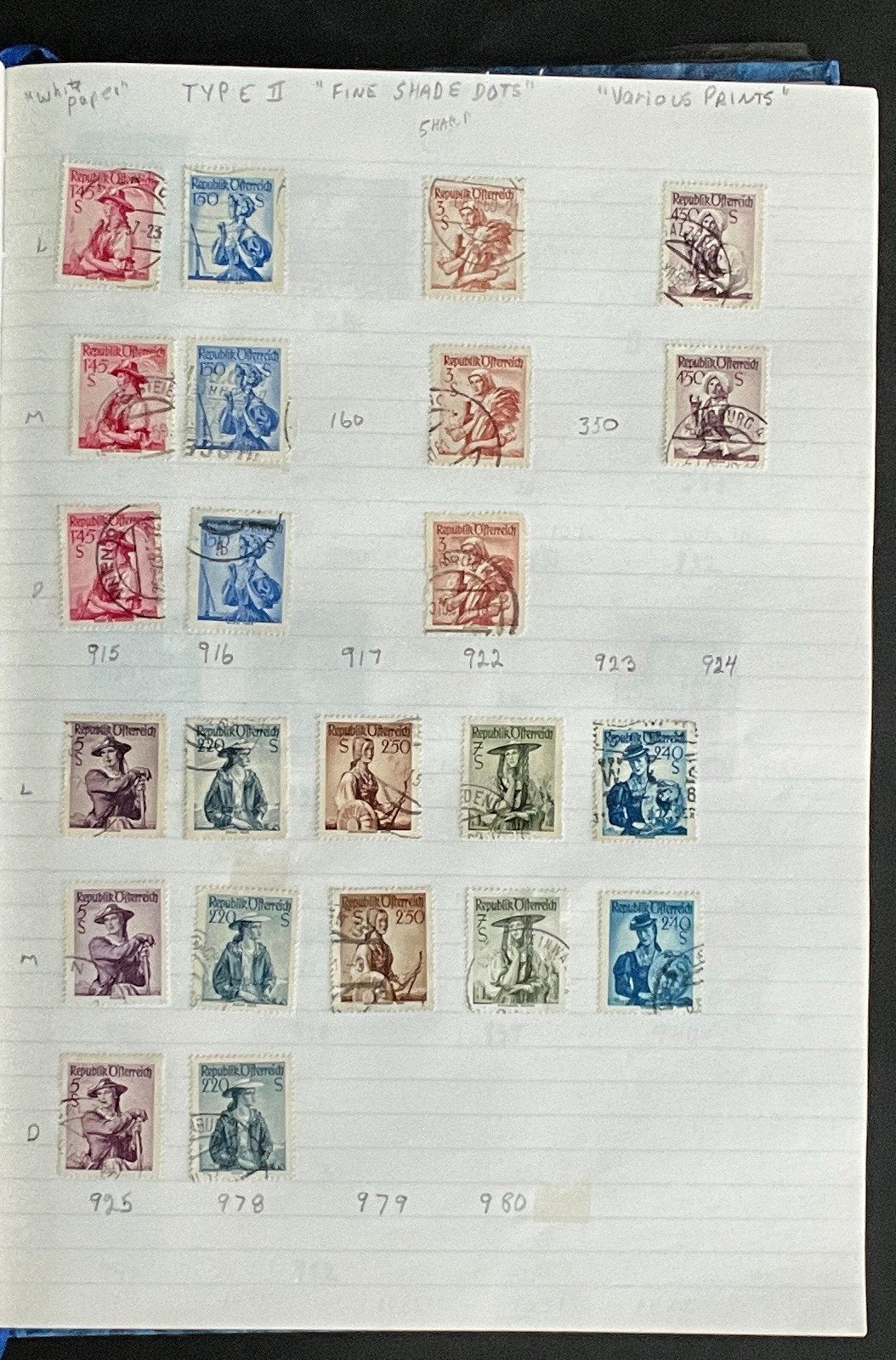 Austria Stamp Collection Stock Book Hundreds of Stamps Mint & Used ZAYIX