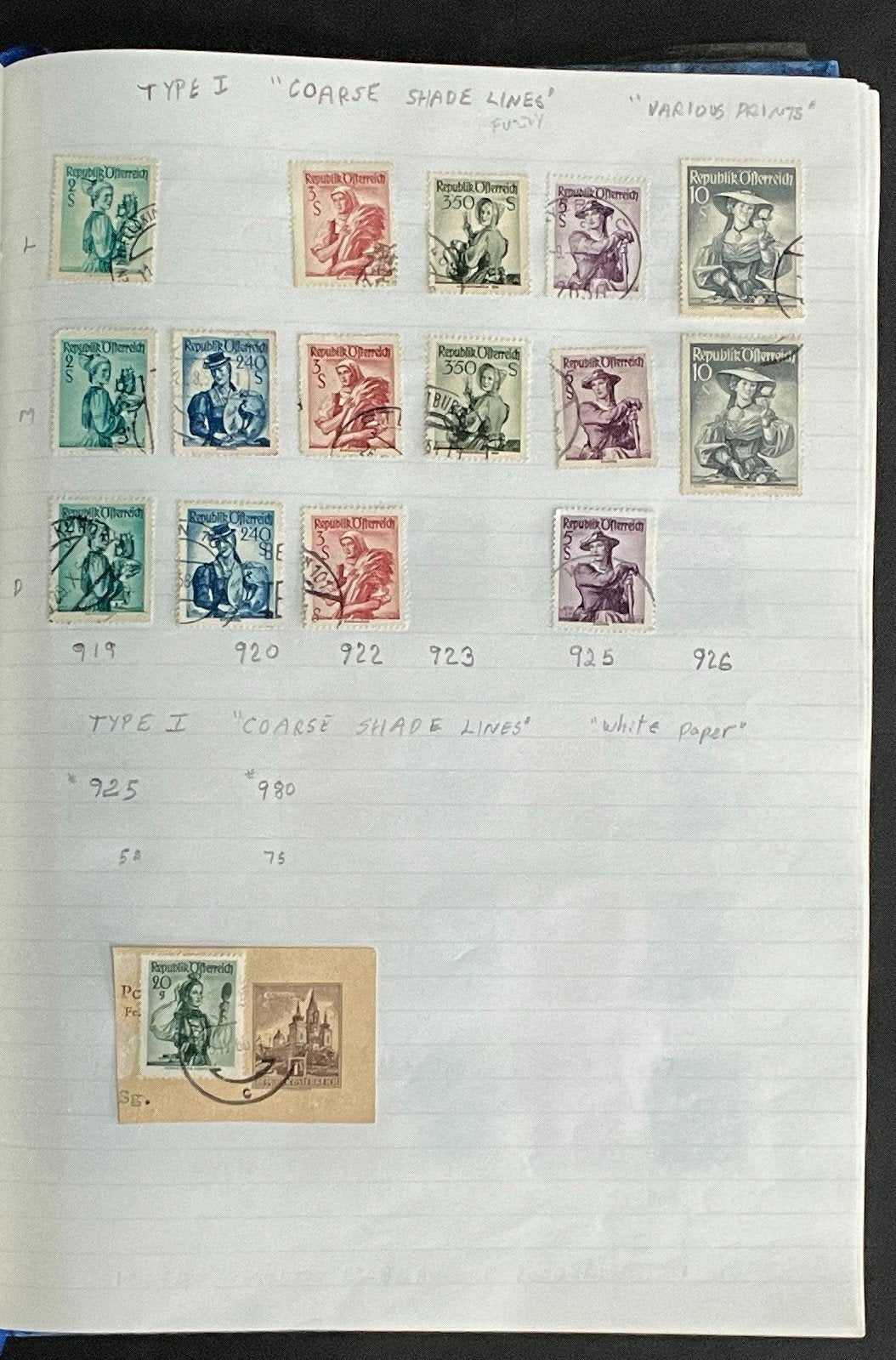 Austria Stamp Collection Stock Book Hundreds of Stamps Mint & Used ZAYIX
