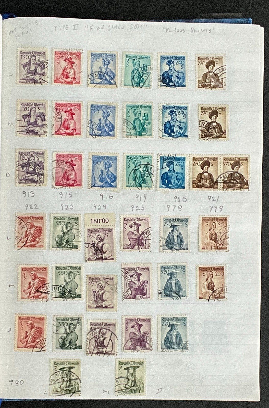 Austria Stamp Collection Stock Book Hundreds of Stamps Mint & Used ZAYIX