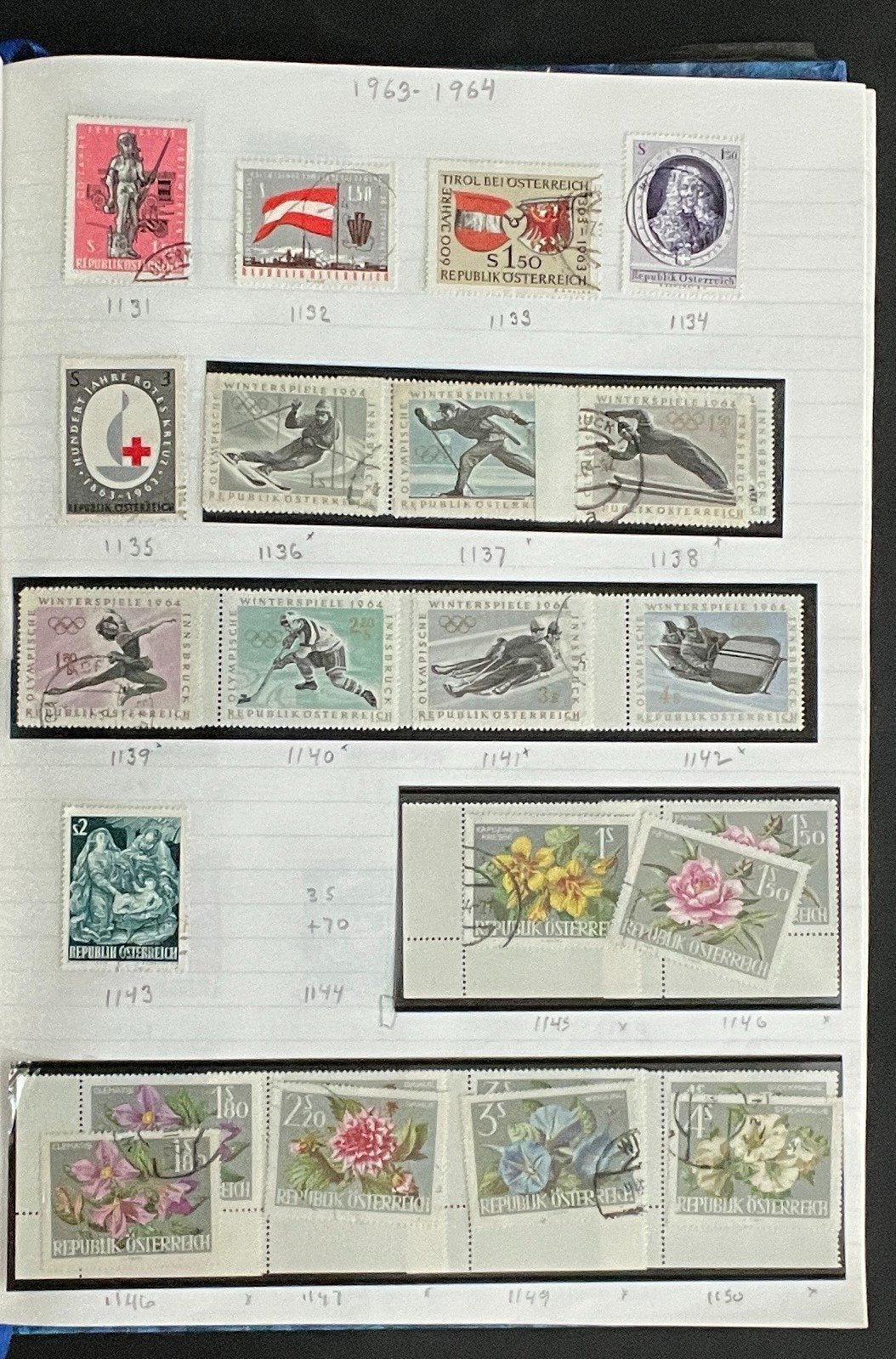 Austria Stamp Collection Stock Book Hundreds of Stamps Mint & Used ZAYIX