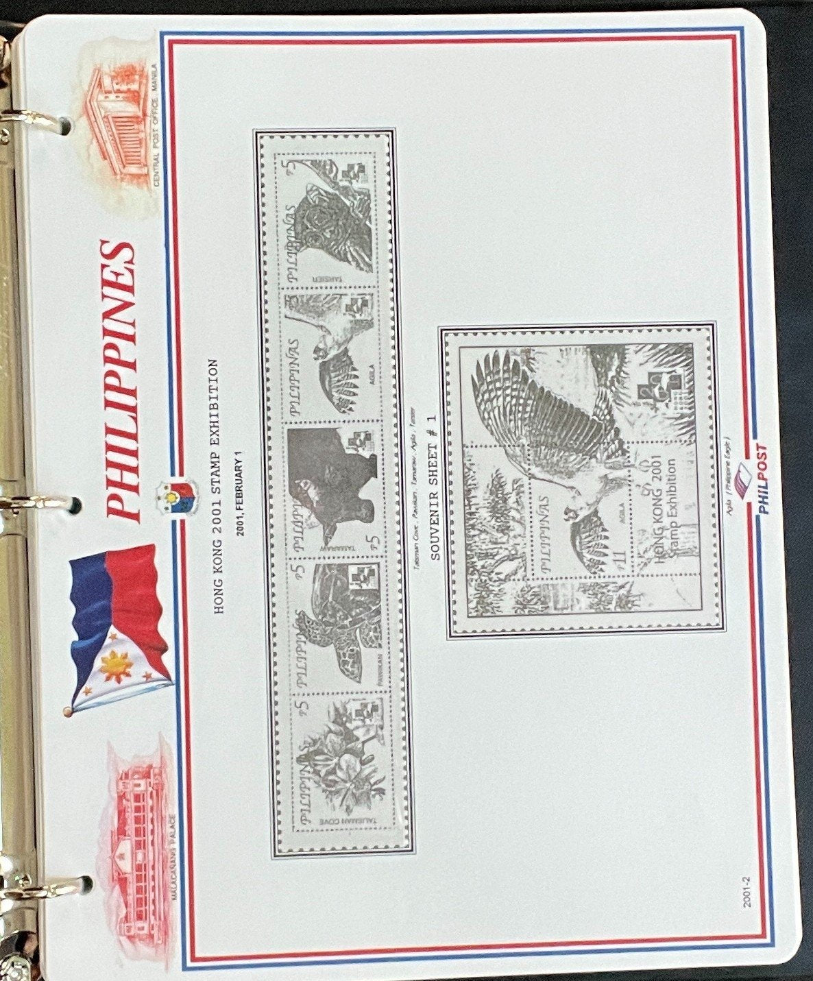 Philippines White Ace Pages Hingeless 3 Album Set & Case Covers 1999-2003 ZAYIX