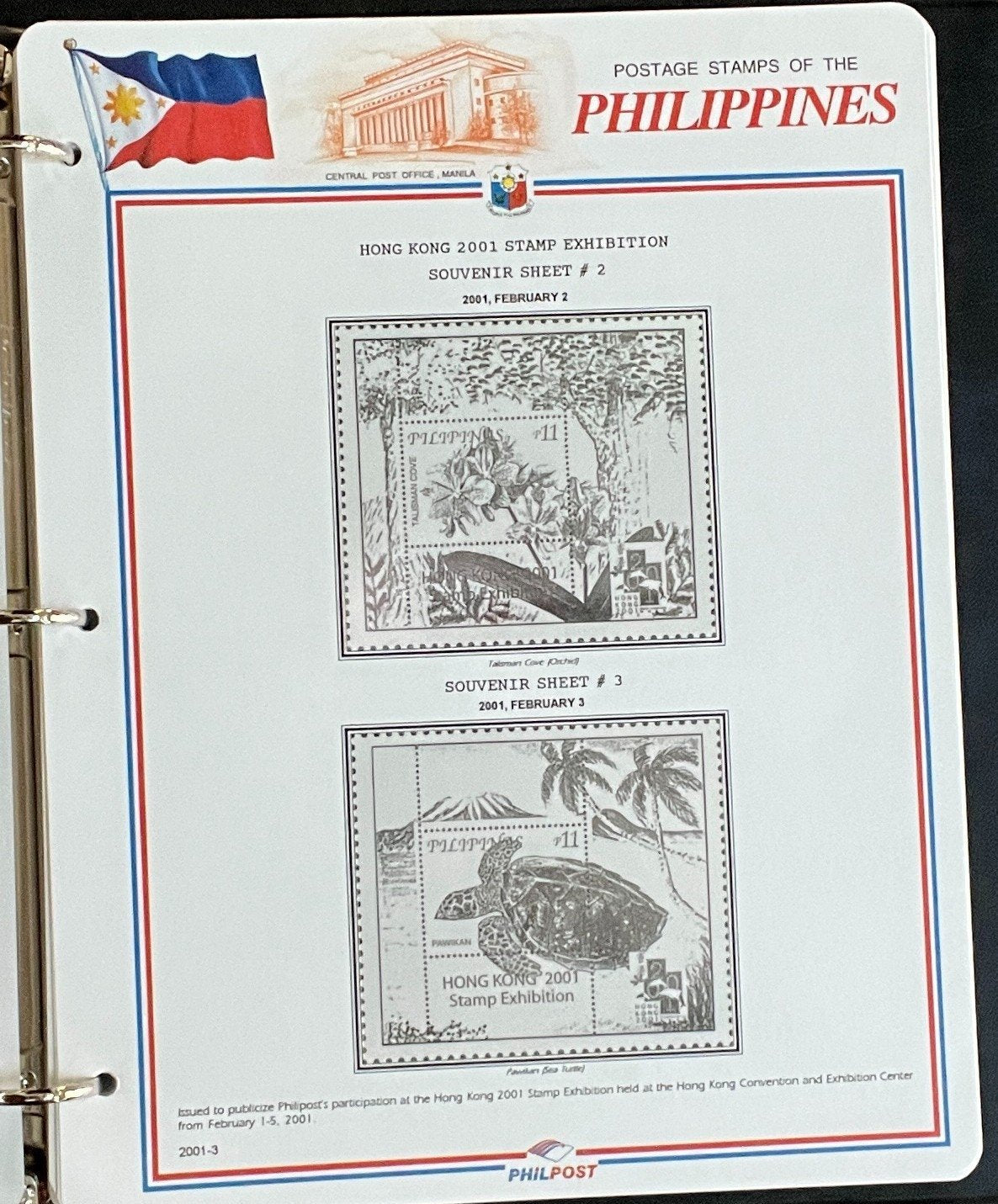 Philippines White Ace Pages Hingeless 3 Album Set & Case Covers 1999-2003 ZAYIX