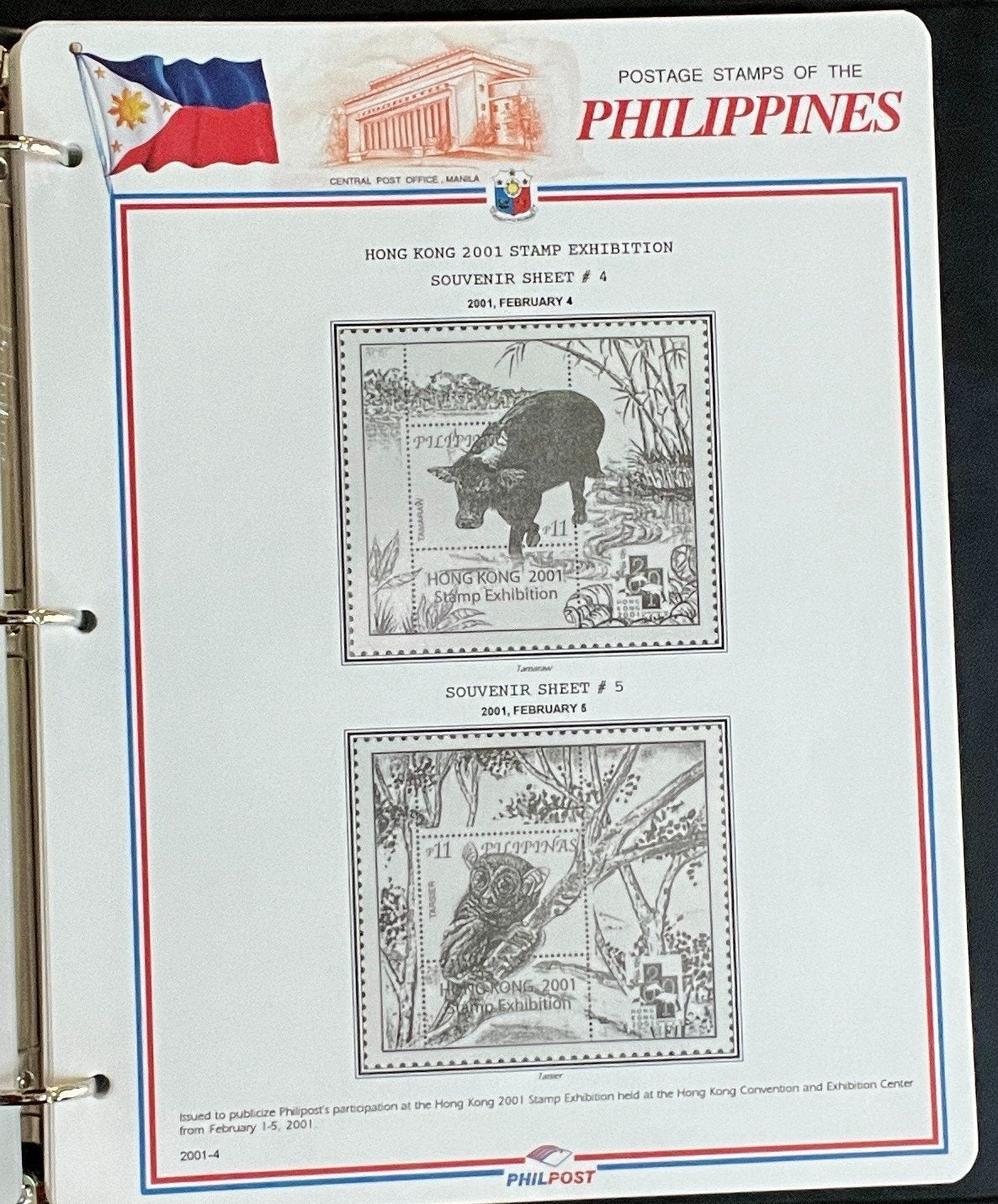 Philippines White Ace Pages Hingeless 3 Album Set & Case Covers 1999-2003 ZAYIX