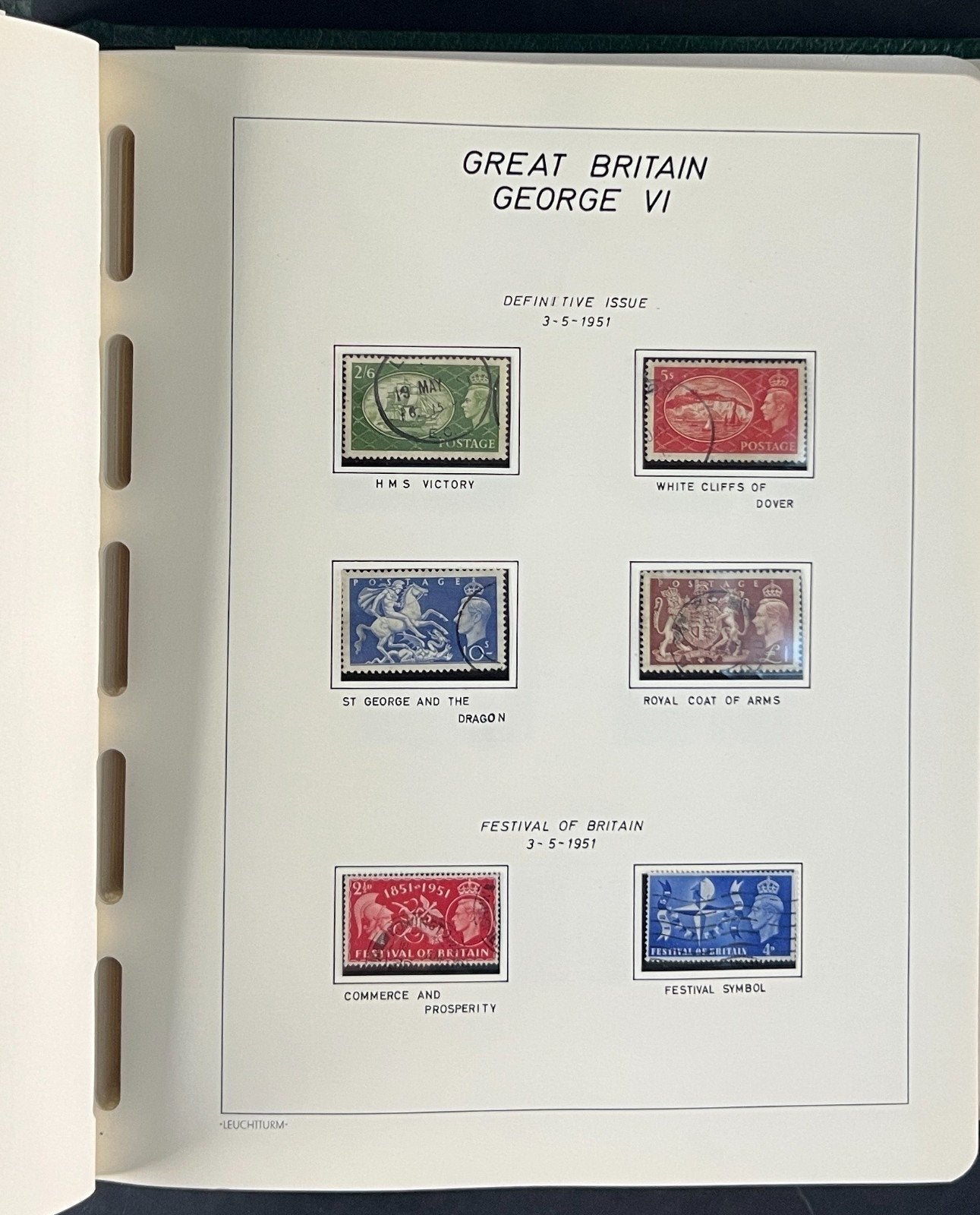 George VI British Commonwealth & Africa Stamp Collection Album Mint & Used ZAYIX