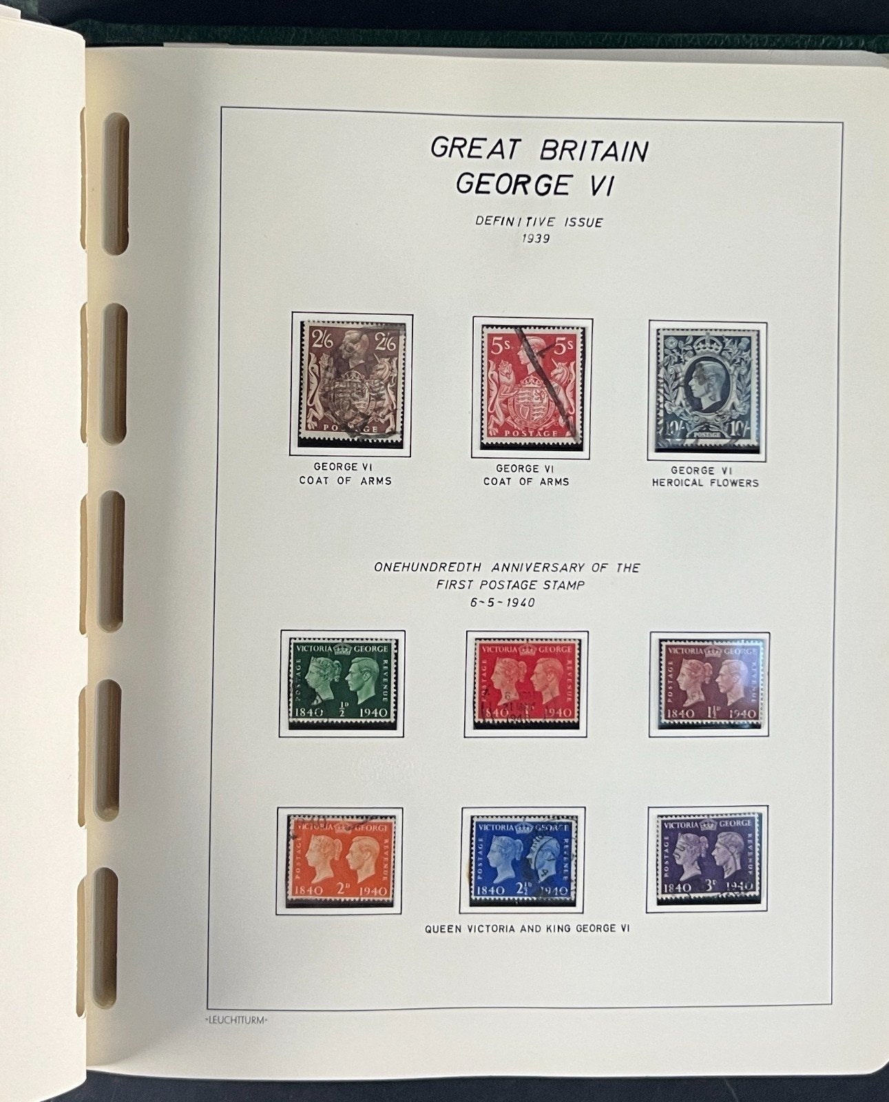George VI British Commonwealth & Africa Stamp Collection Album Mint & Used ZAYIX