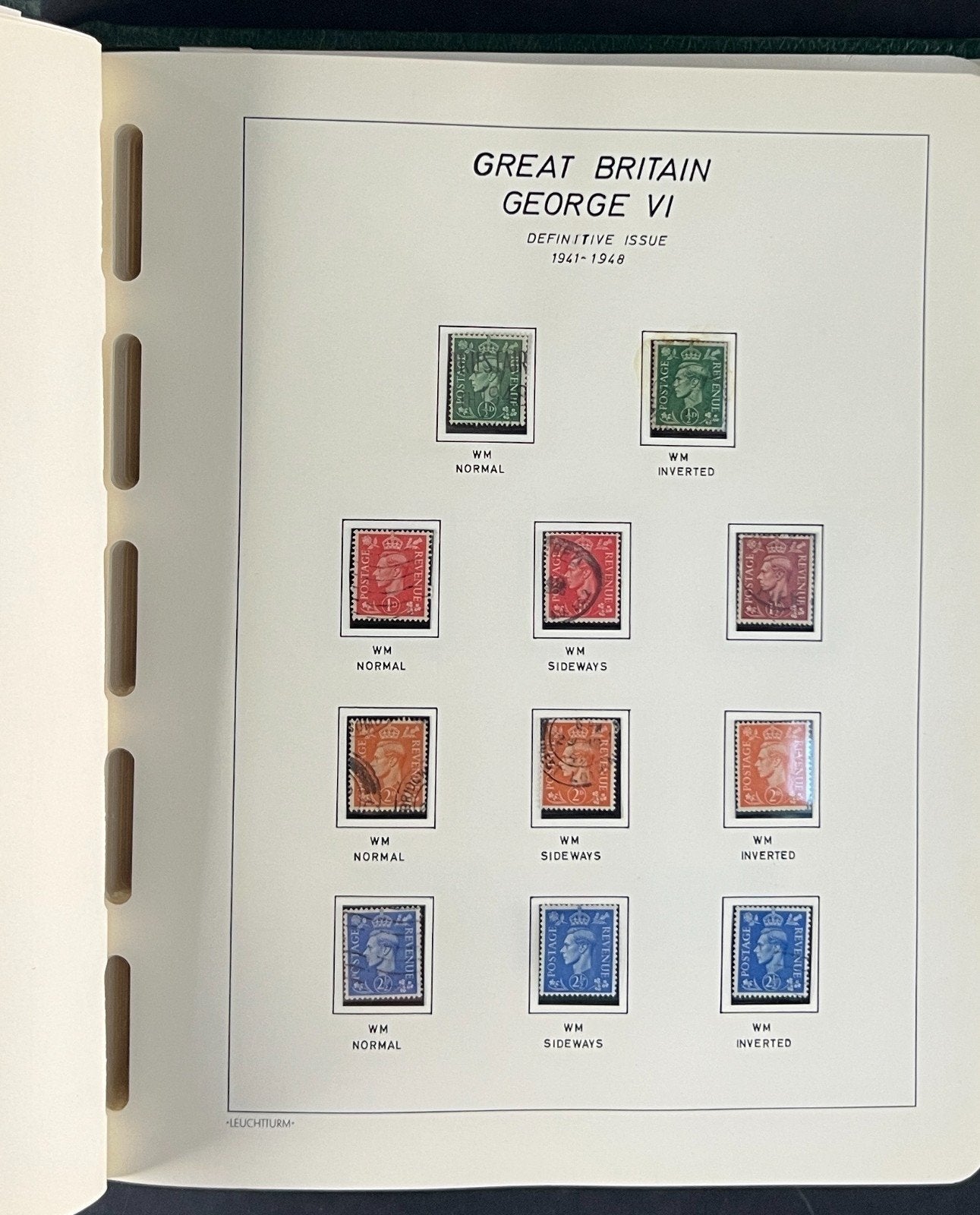 George VI British Commonwealth & Africa Stamp Collection Album Mint & Used ZAYIX