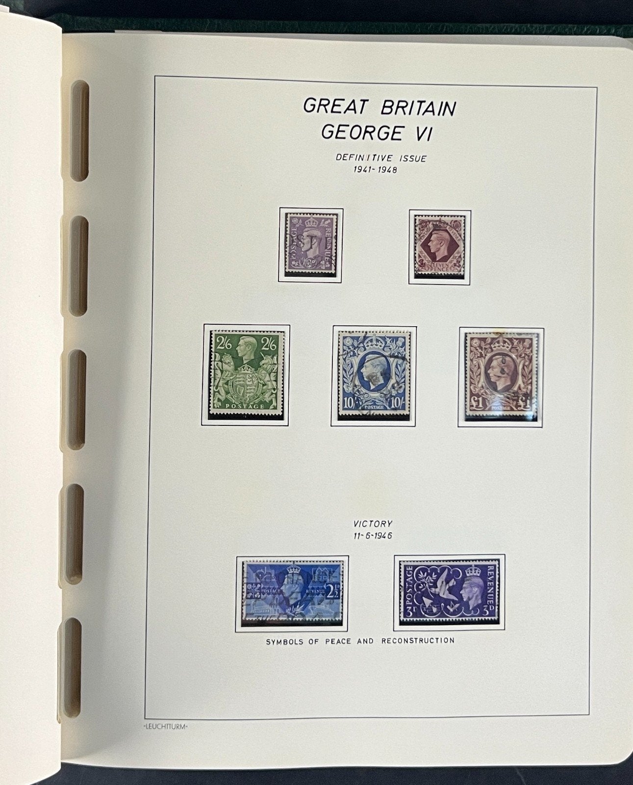 George VI British Commonwealth & Africa Stamp Collection Album Mint & Used ZAYIX