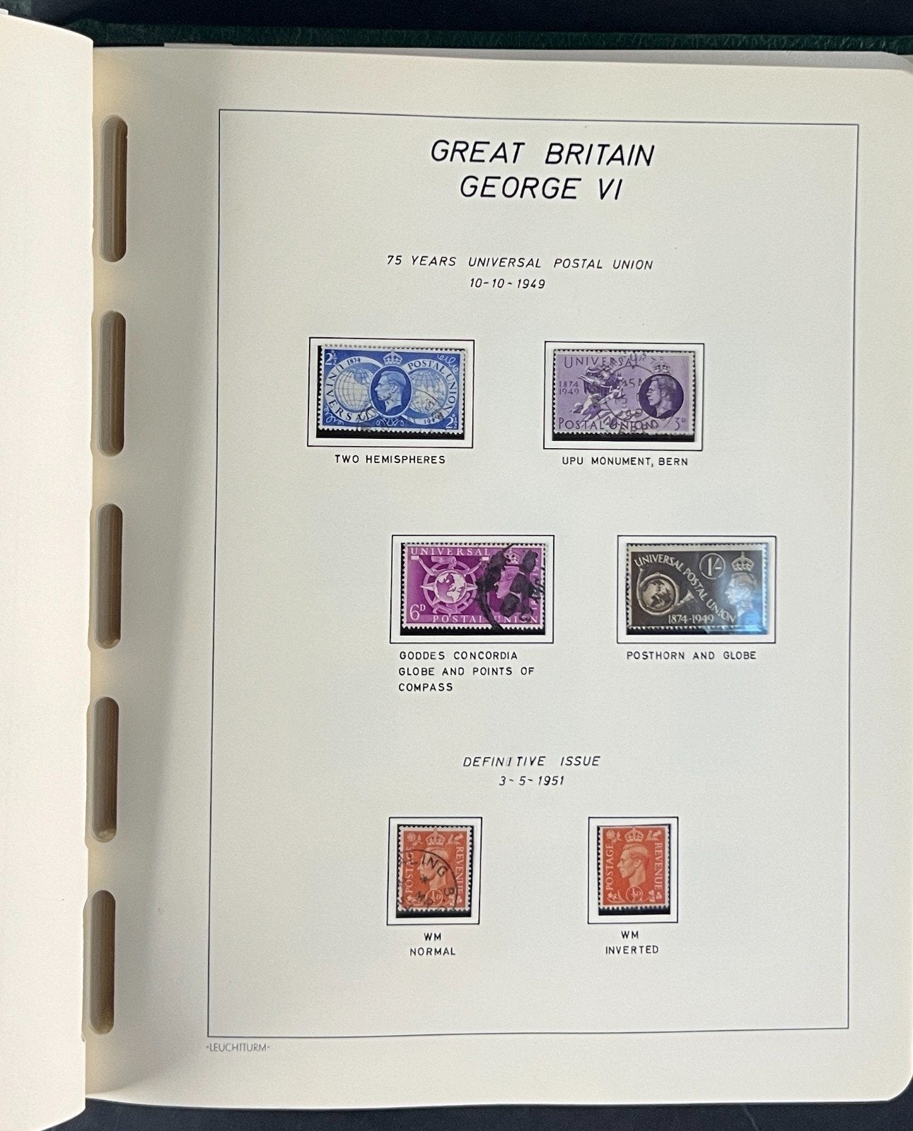 George VI British Commonwealth & Africa Stamp Collection Album Mint & Used ZAYIX